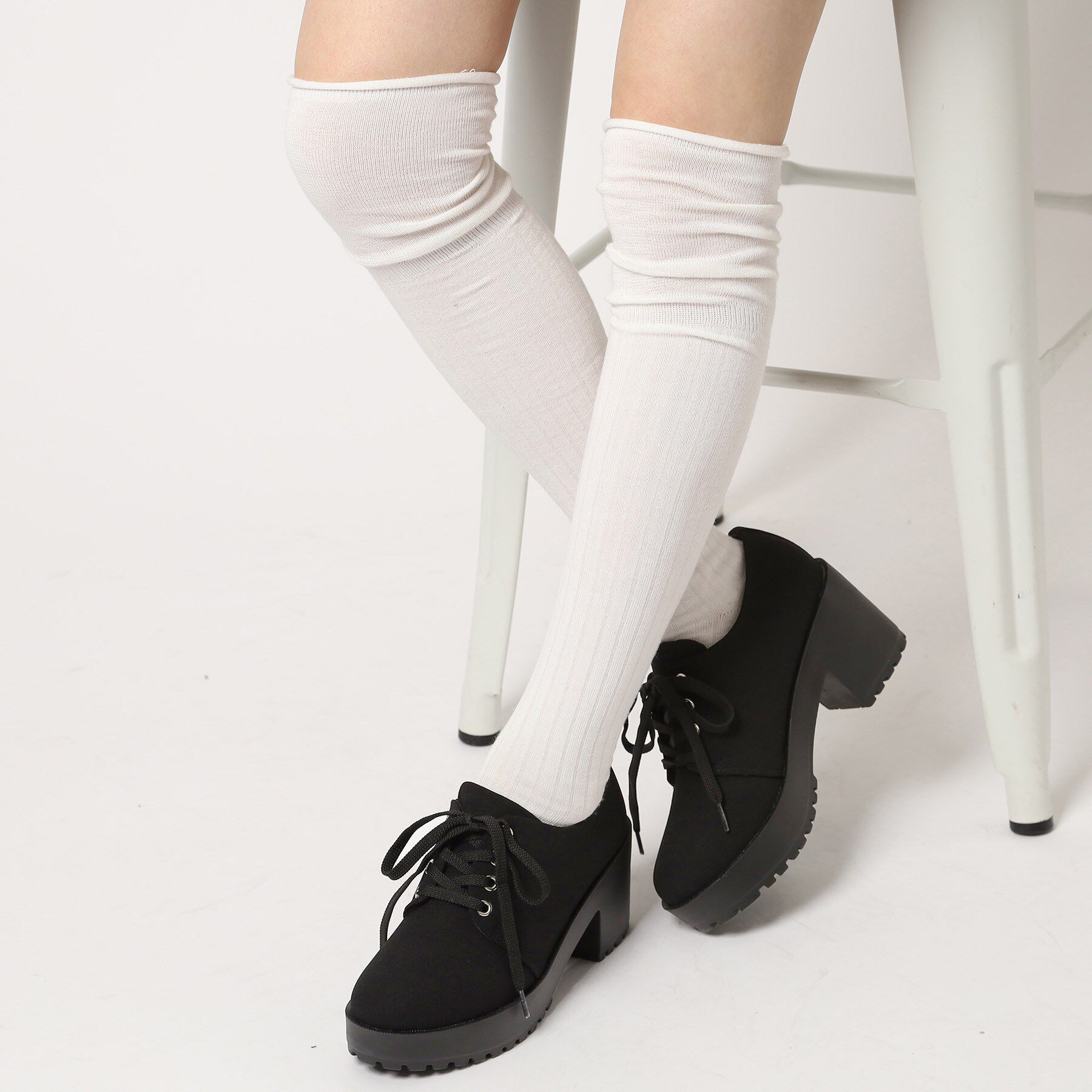 csT&P「厚底レースアップパンプス」|パンプス|