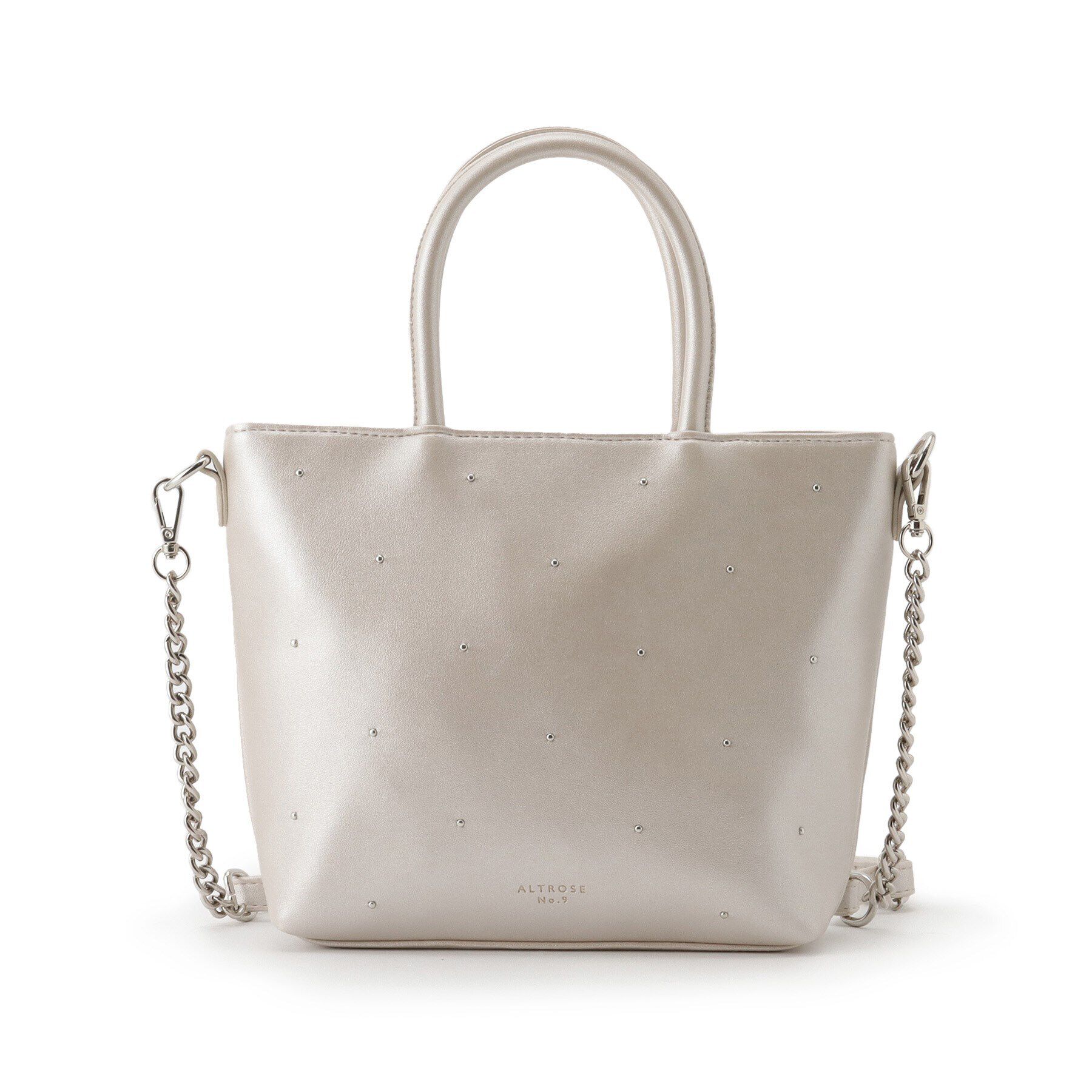 Ober Tashe「スタッズ ドット イライザ 2WAY トートバッグ」|トートバッグ|