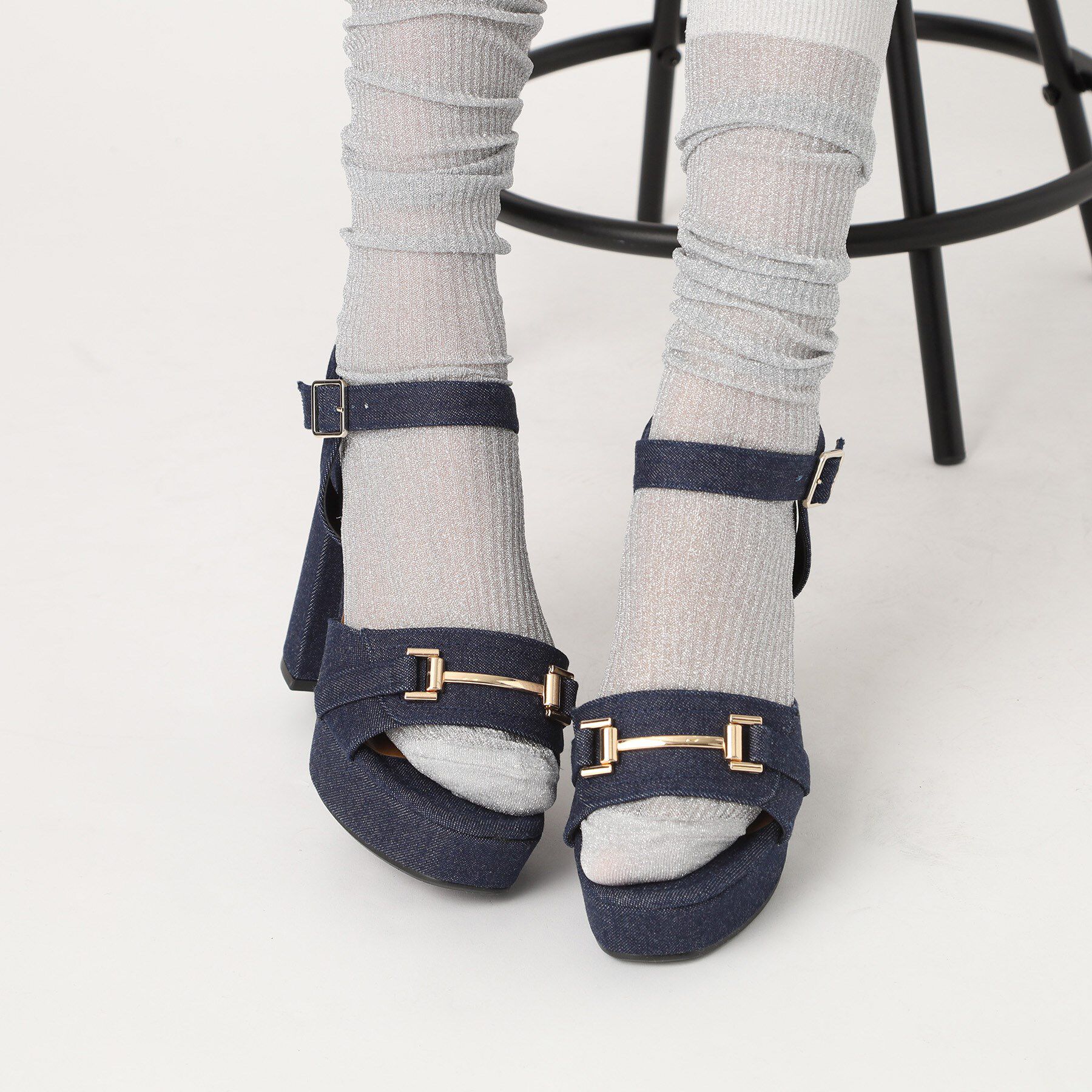 ESPERANZA「アッパービット厚底ヒールサンダル」|サンダル|