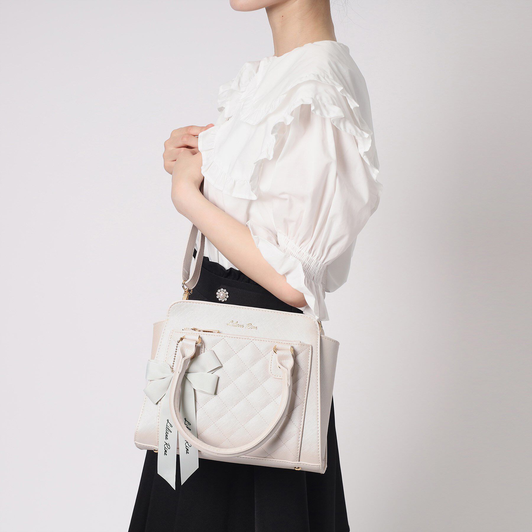 Ober Tashe「キルティングポケット2WAYボストン」|ボストンバッグ|