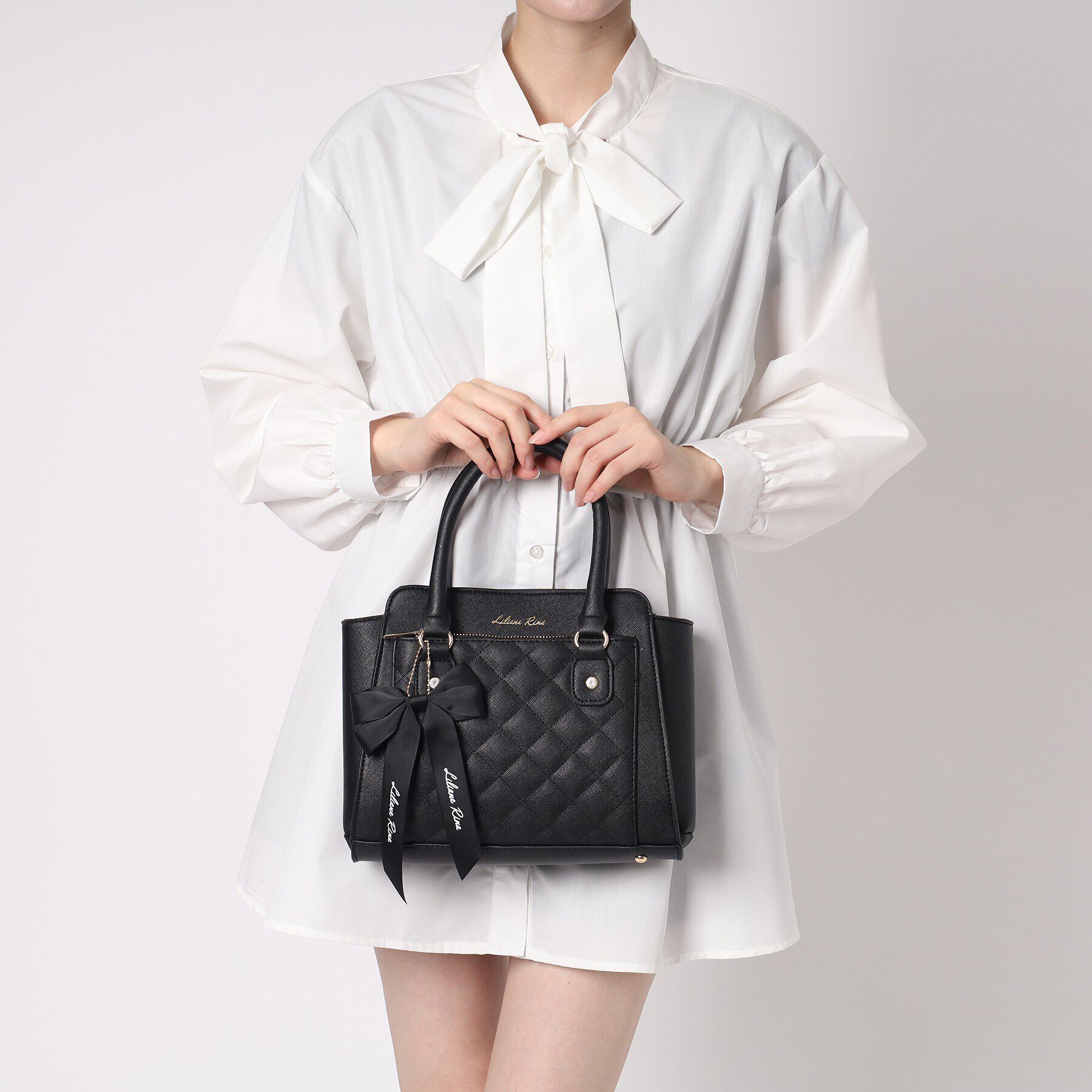 Ober Tashe「キルティングポケット2WAYボストン」|ボストンバッグ|