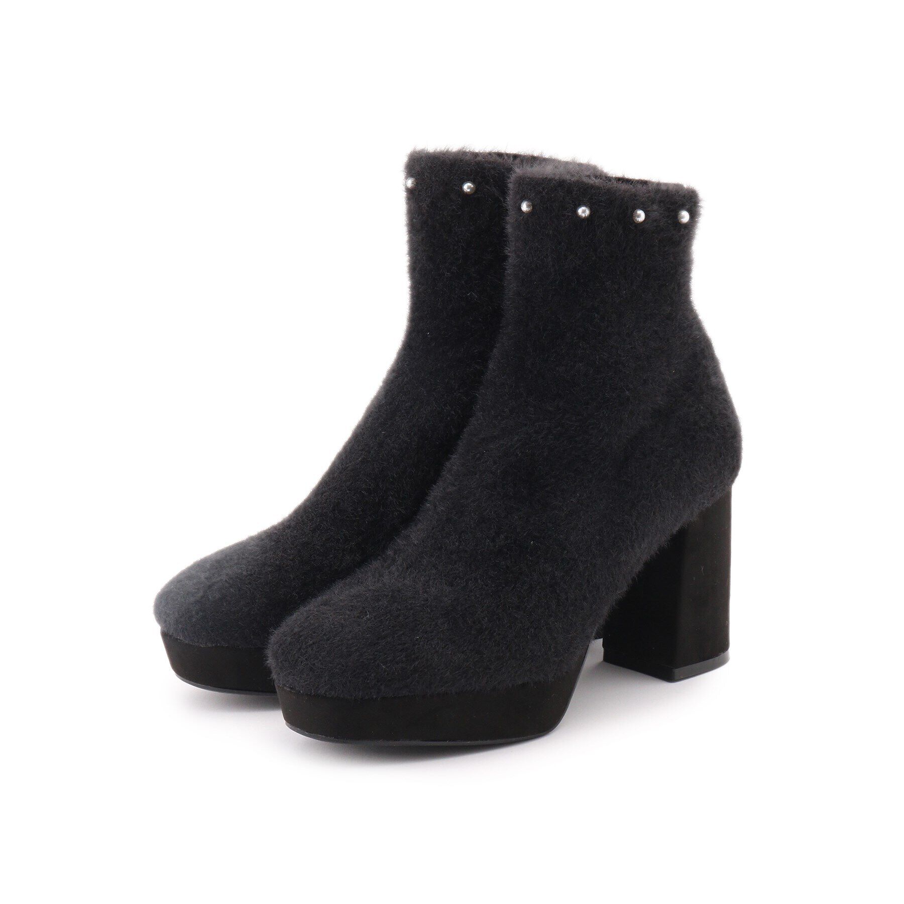 ESPERANZA「ニットパール調ショートブーツ」|ショートブーツ|