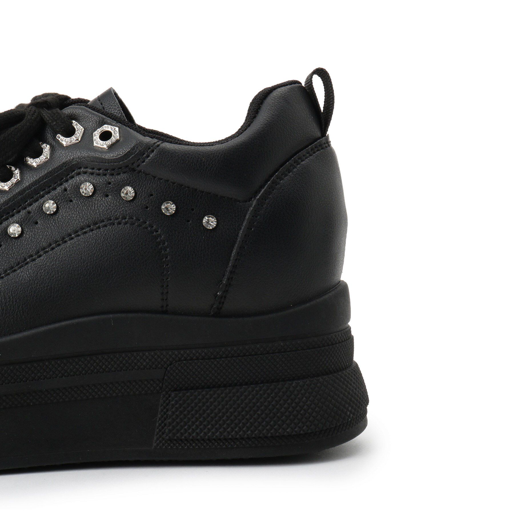 csT&P「軽量厚底インヒールラインストーン付スニーカー」|スニーカー|