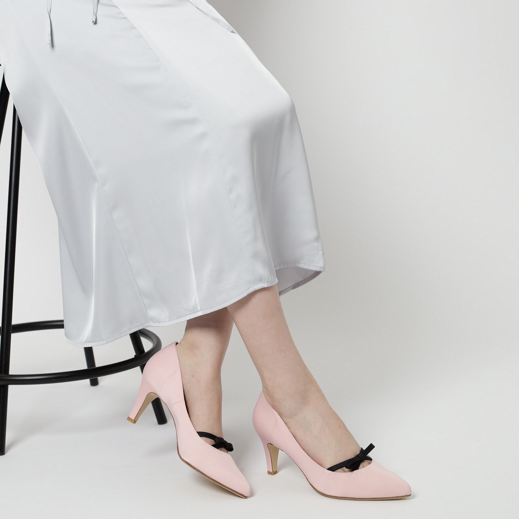 ESPERANZA「リボンポインテッドパンプス」|パンプス|