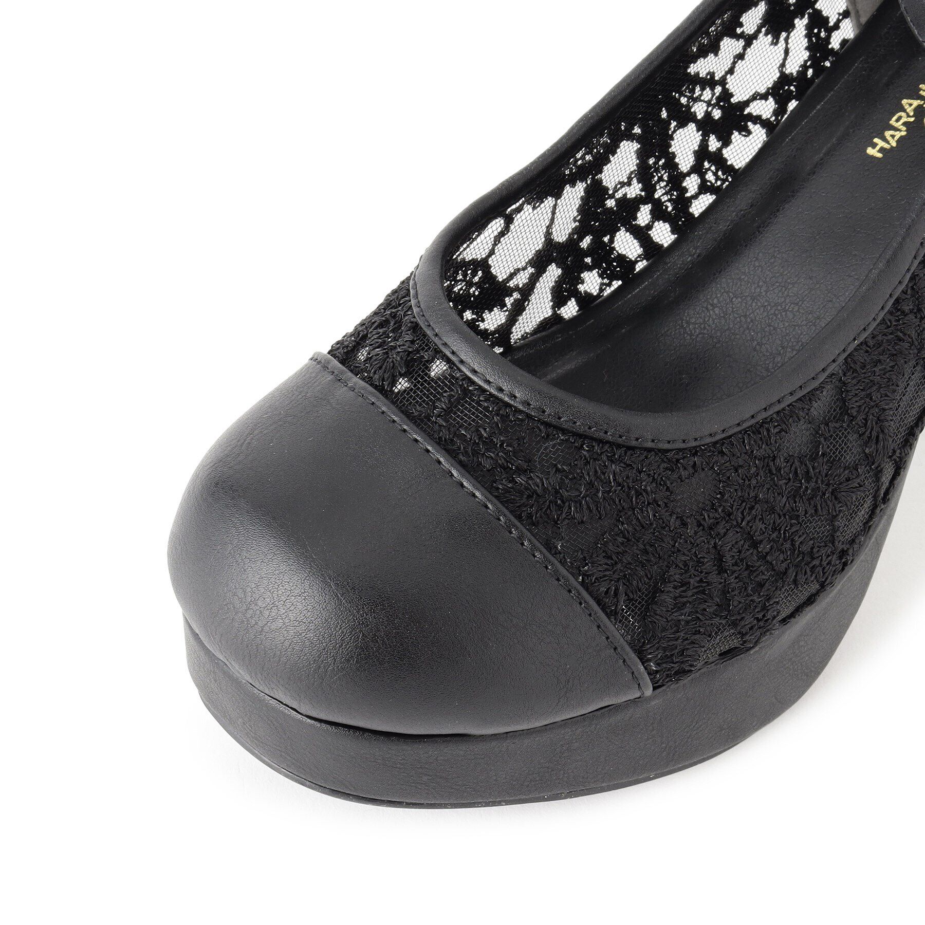 csT&P「厚底チュールレースチャンキーヒールパンプス」|パンプス|