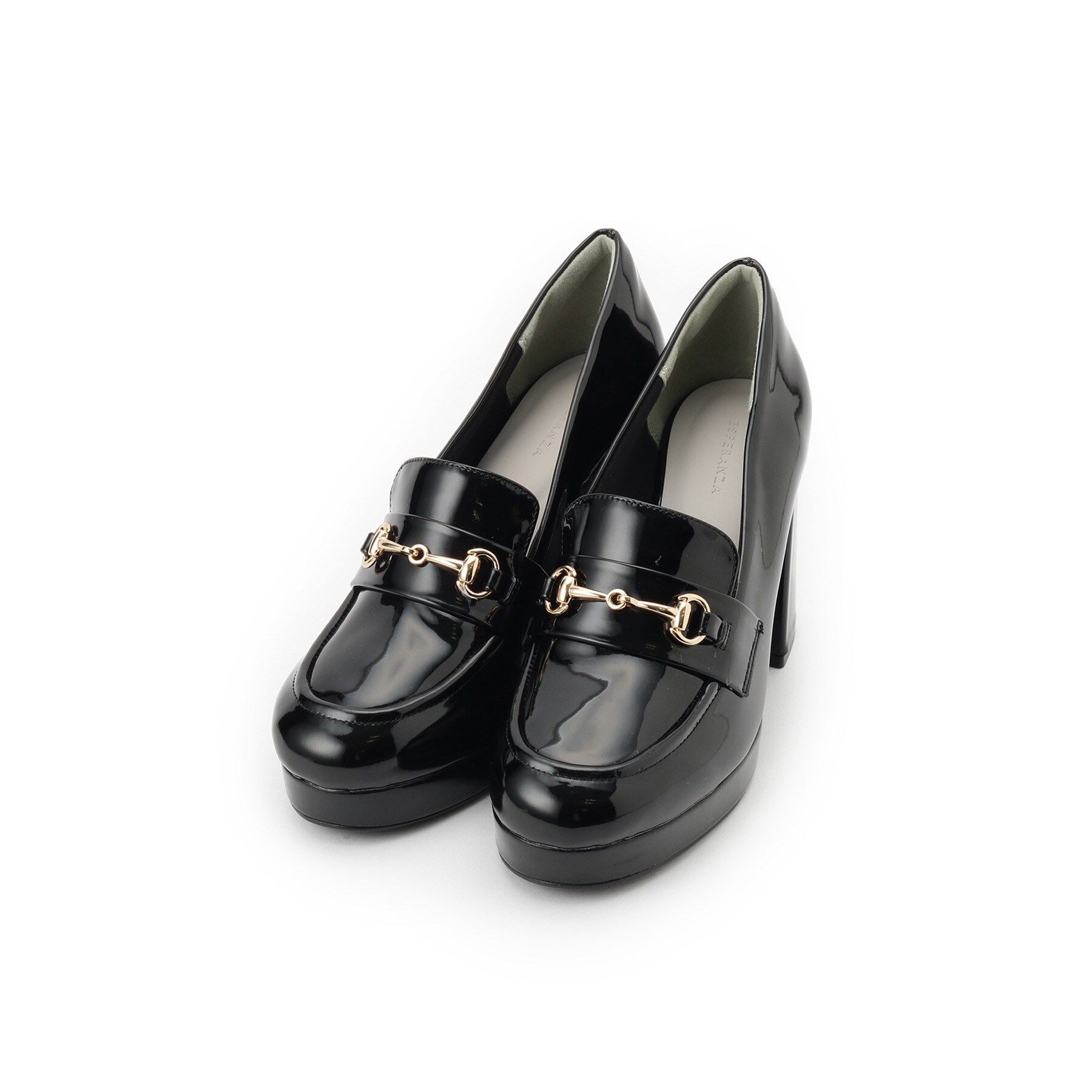 ESPERANZA「厚底ヒールアップローファー」|パンプス|