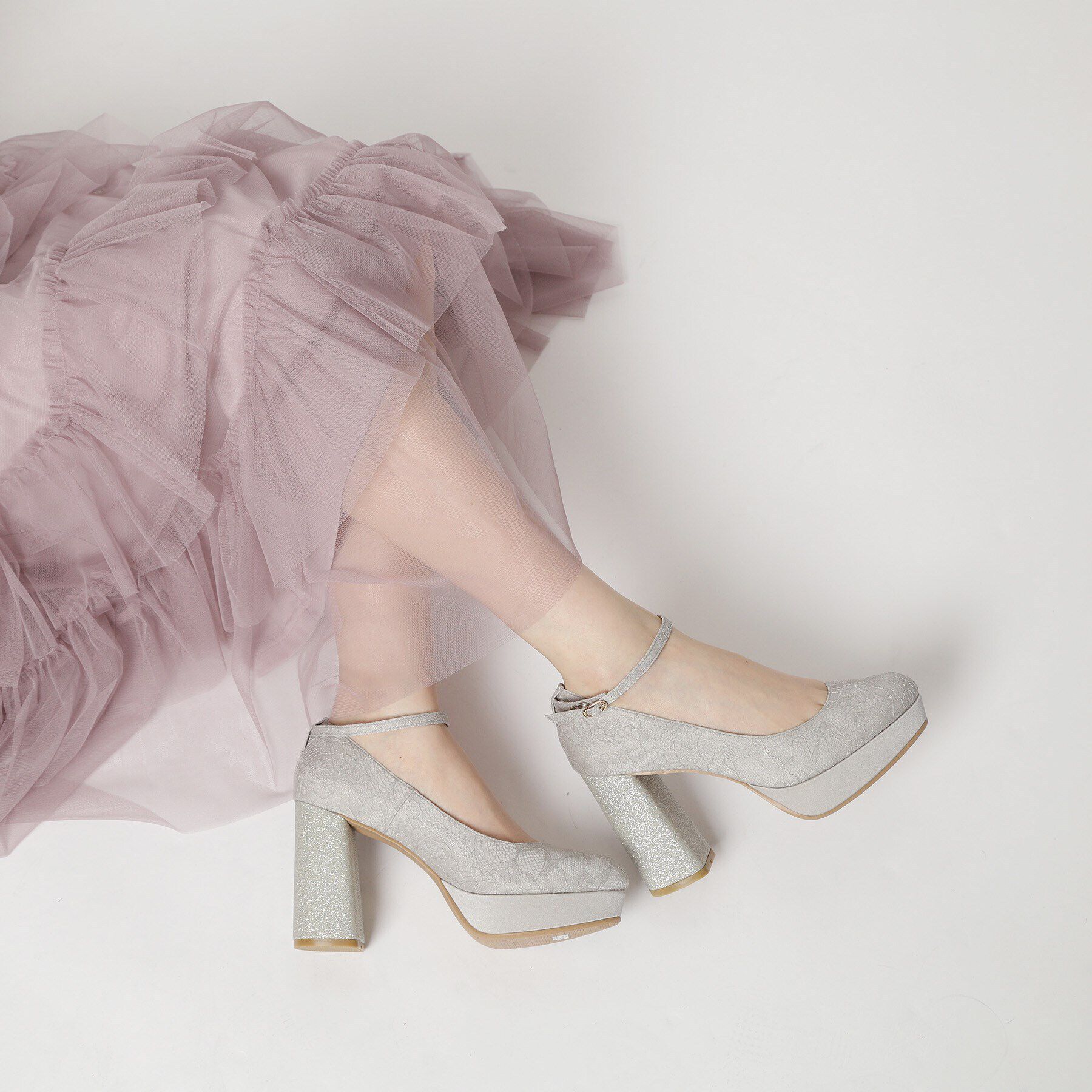 ESPERANZA「チャンキーヒール厚底パンプス」|パンプス|