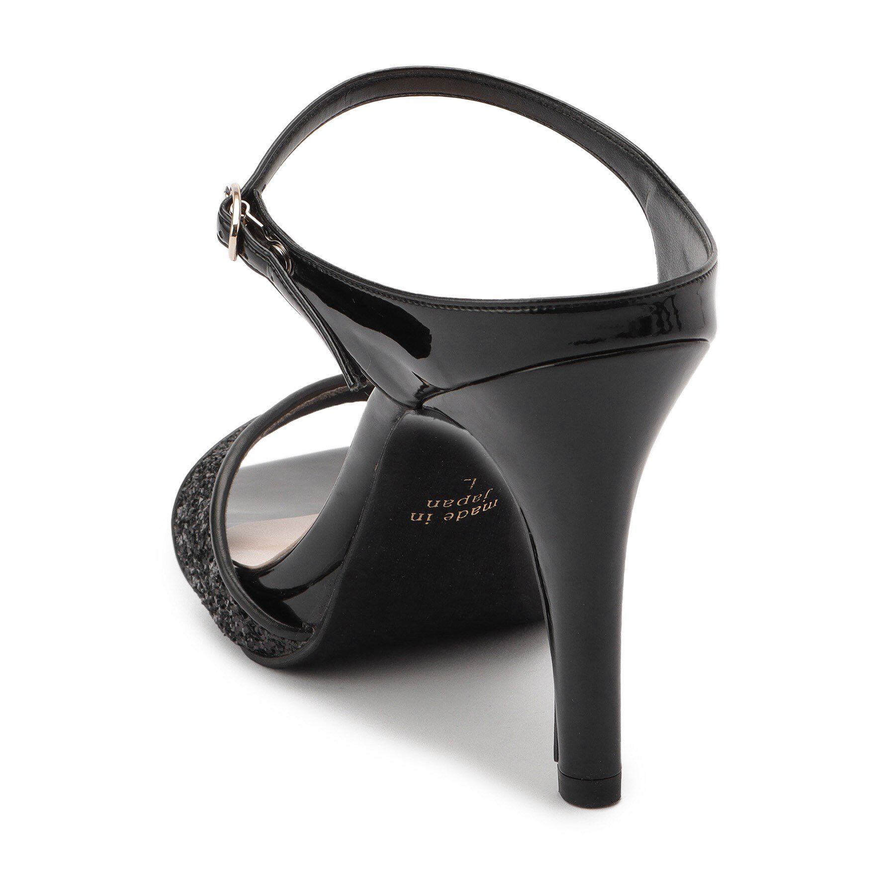 ESPERANZA「スクエアトゥグリッターミュール」|サンダル|