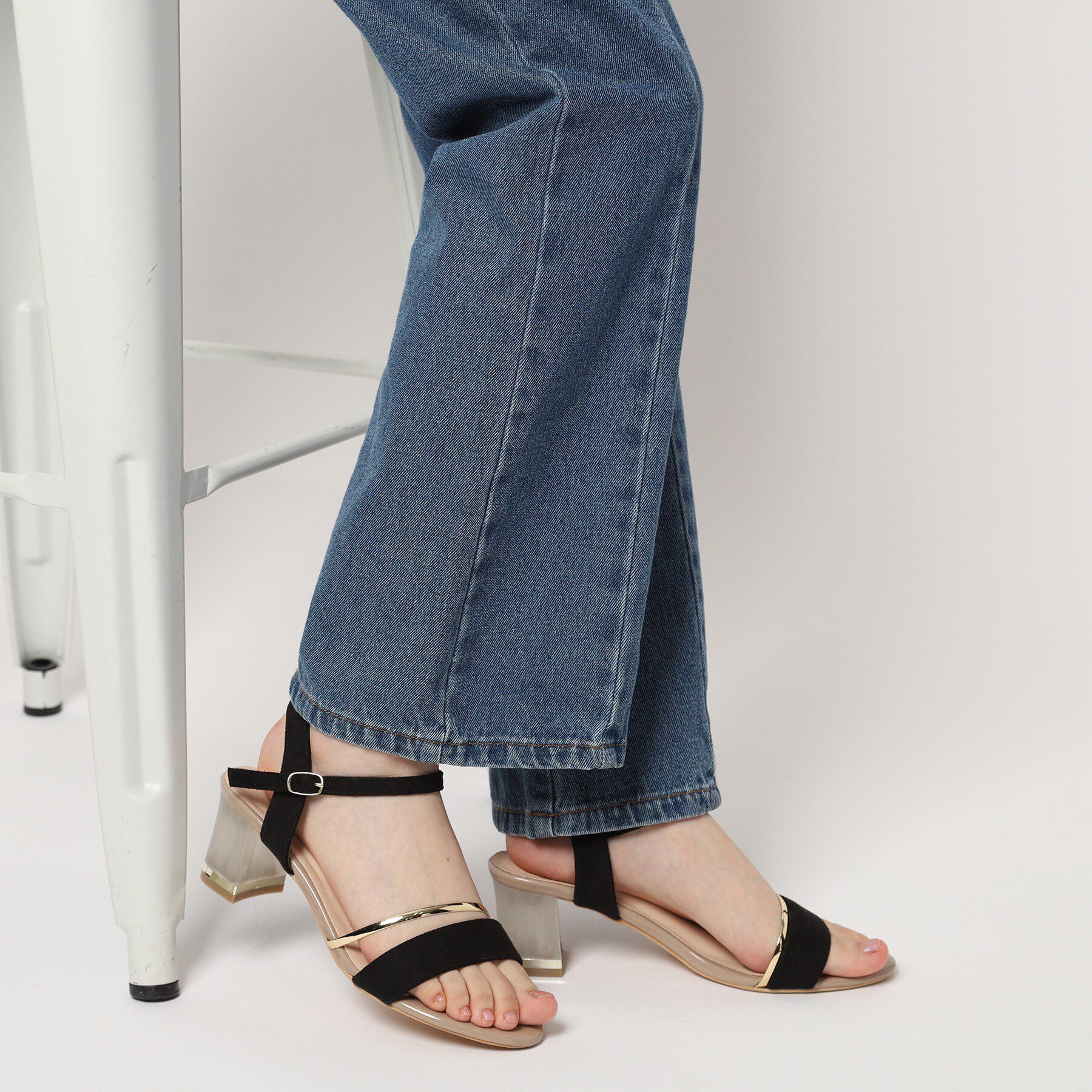 ESPERANZA「カラーヒールサンダル」|サンダル|