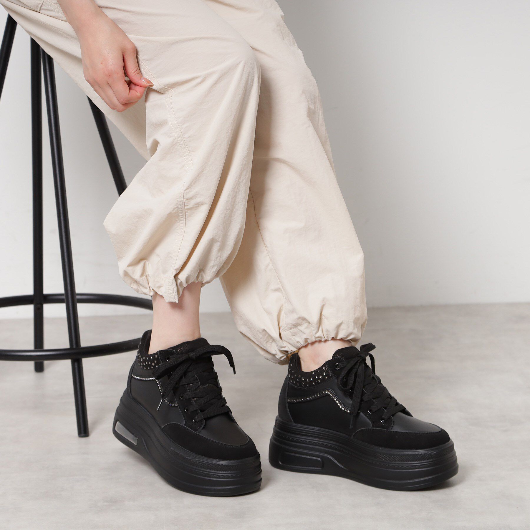 ESPERANZA「きゅんフィットインソールラインストーンスニーカー」|スニーカー|