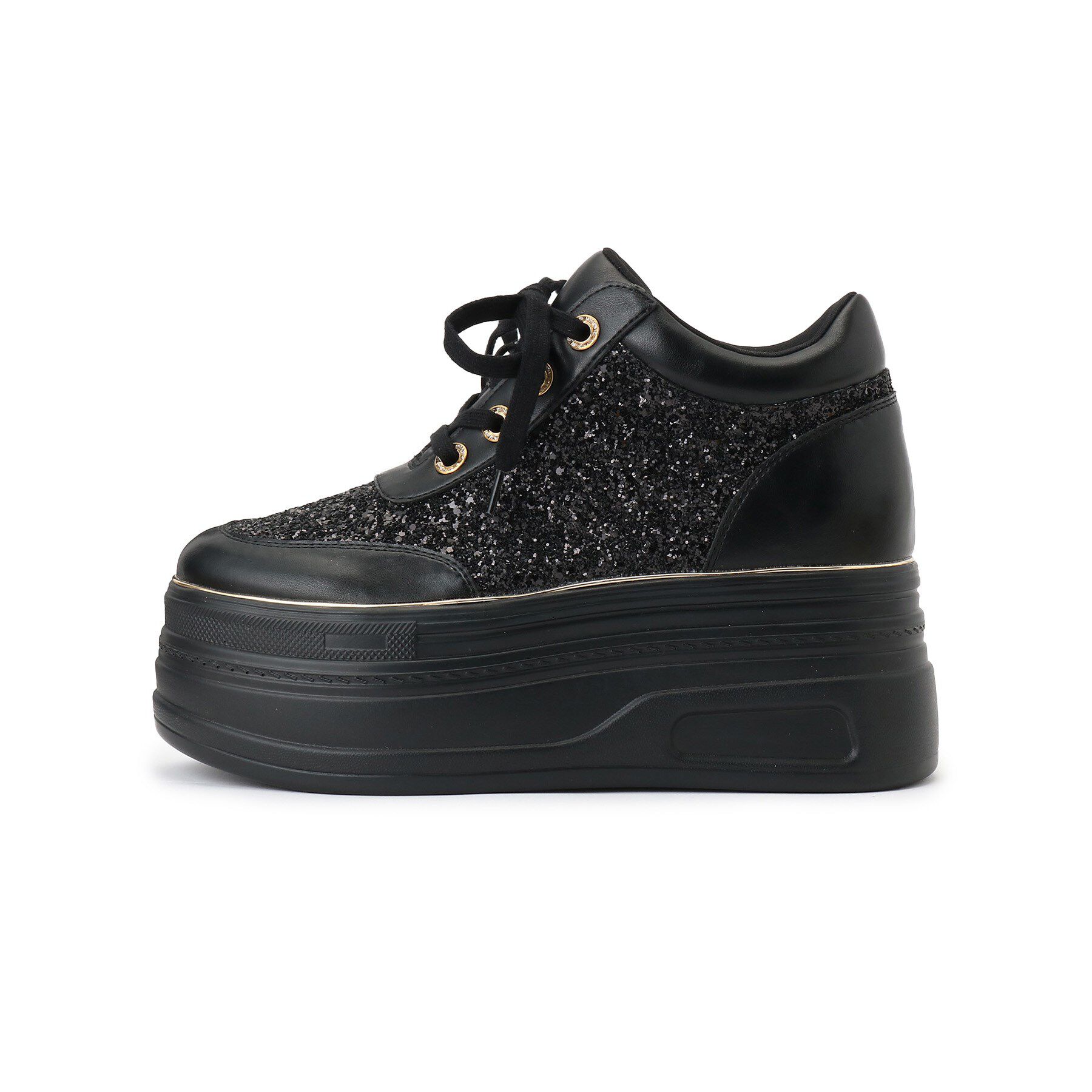 ESPERANZA「ゴールドライン厚底フラットスニーカー」|スニーカー|