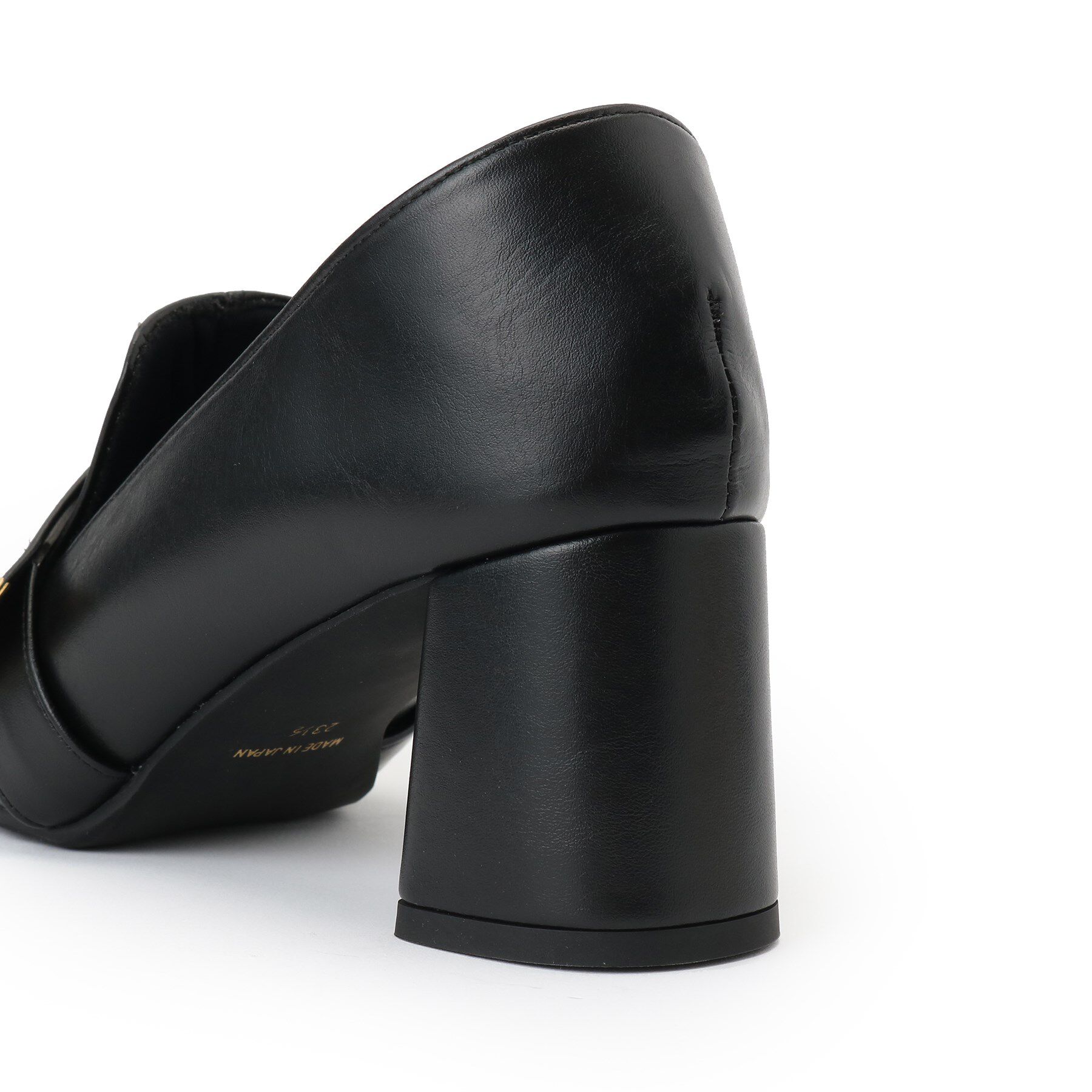 ESPERANZA「スクエアブロックヒールベルトローファー レイン対応」|パンプス|