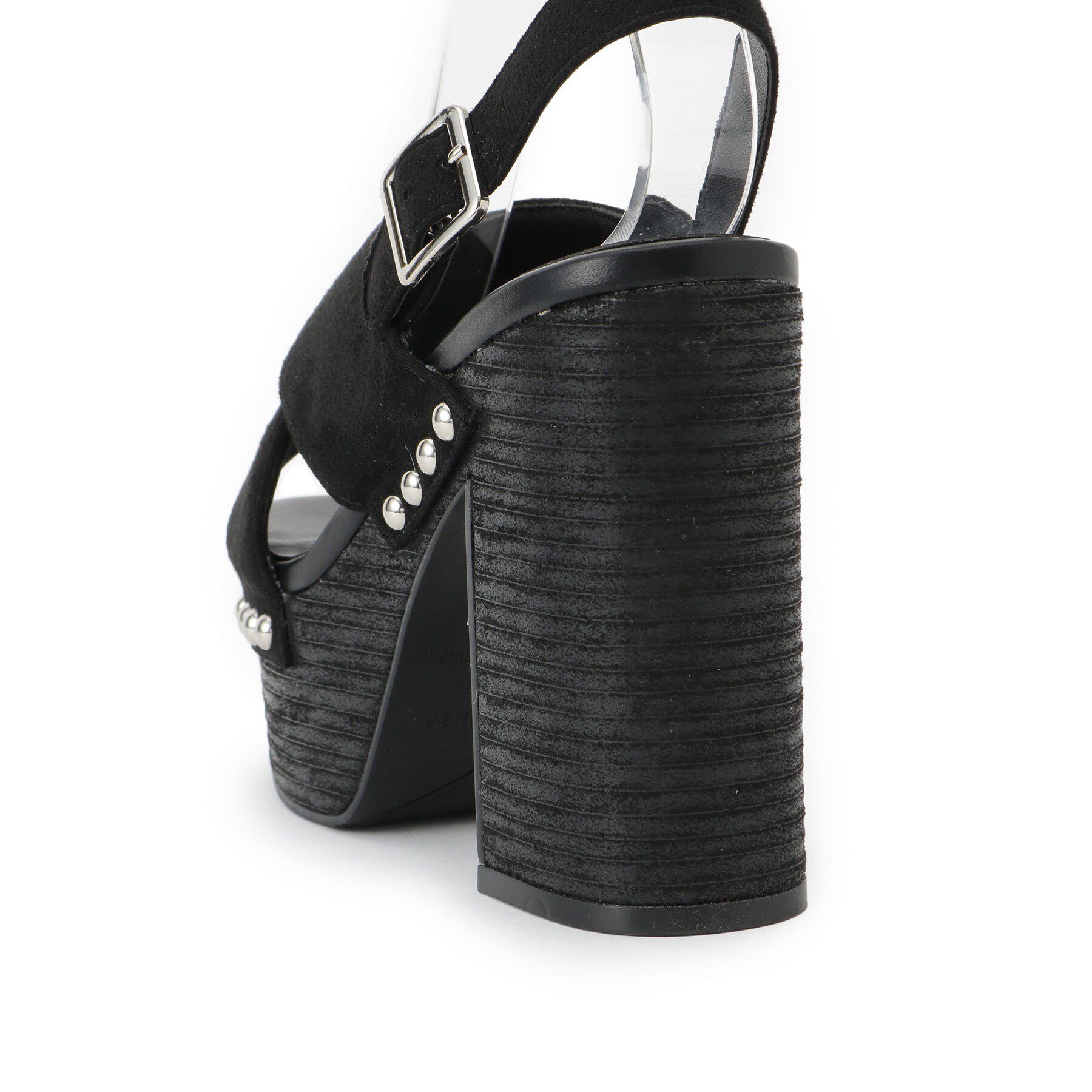 ESPERANZA「【ラク盛り／サンダル】リピーター続出／脚長美脚 クロススタッズサンダル」|サンダル|