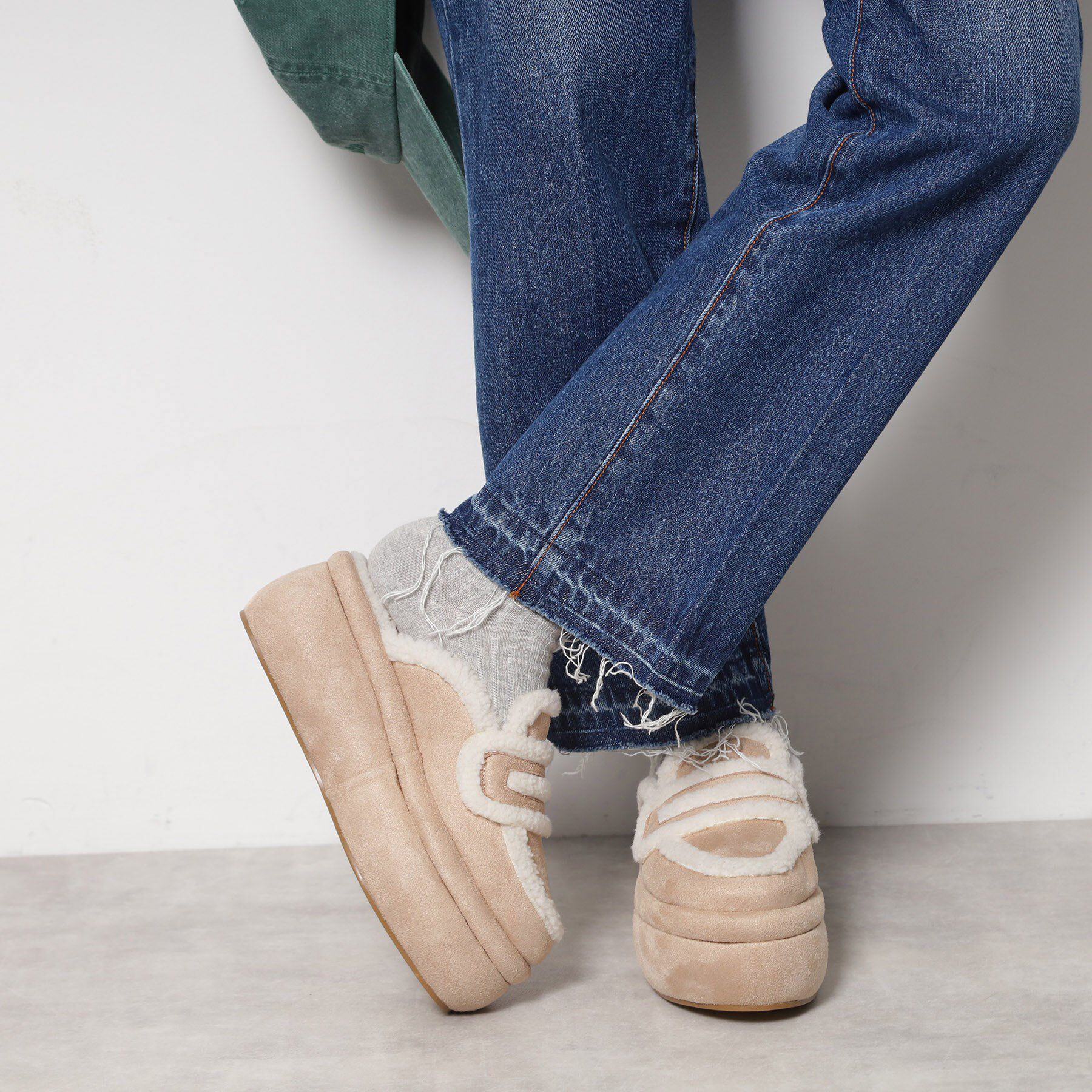 ESPERANZA「ふわもこボアサボ」|サンダル|