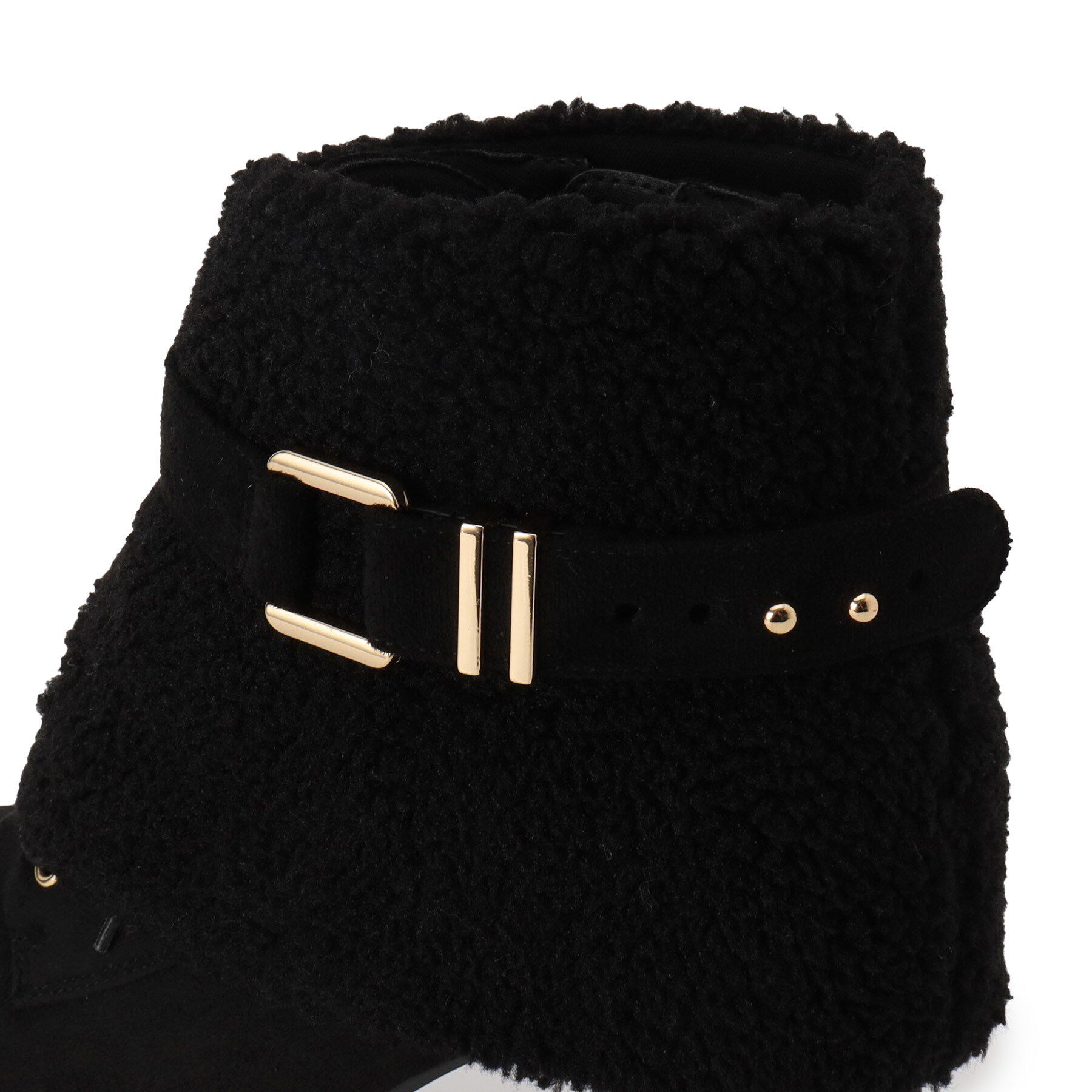 ESPERANZA「【ラク盛り／ショートブーツ】リピーター続出／脚長美脚 3WAYボアレースアップショートブーツ」|ショートブーツ|