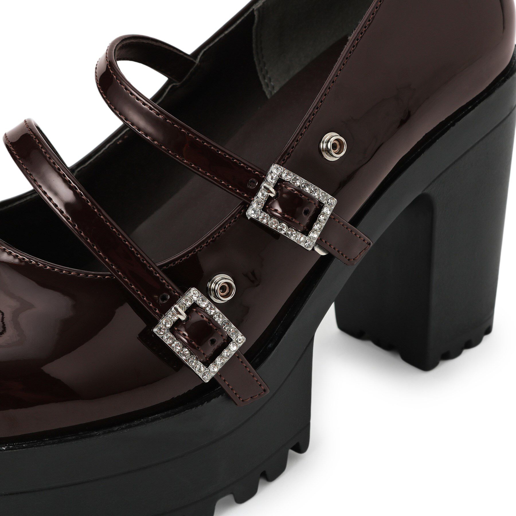 csT&P「厚底キラキラダブルストラップパンプス」|パンプス|