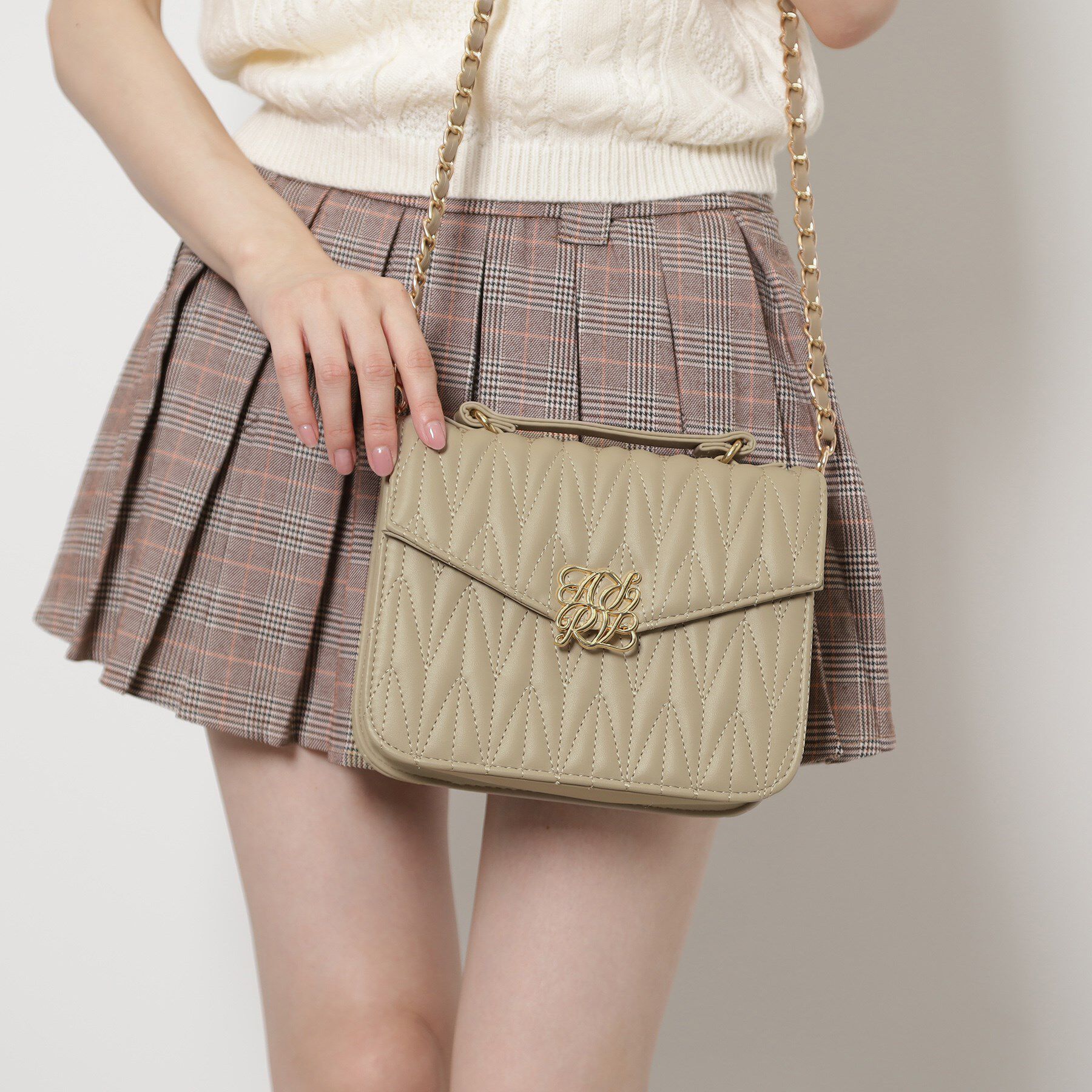 Ober Tashe「プレート2wayショルダー」|ショルダー・メッセンジャー|ブラウン(048)