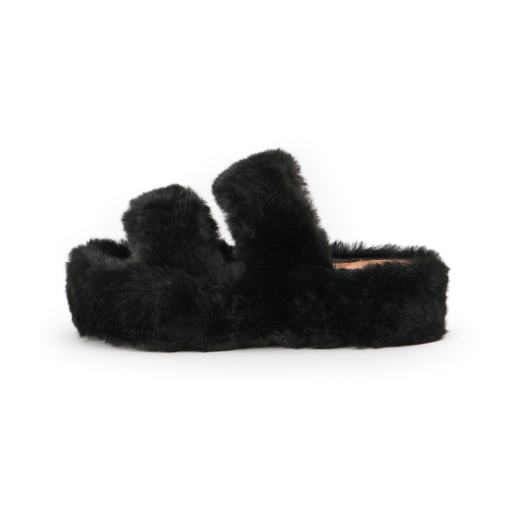 csT&P「厚底フェイクファーサンダル」|サンダル|