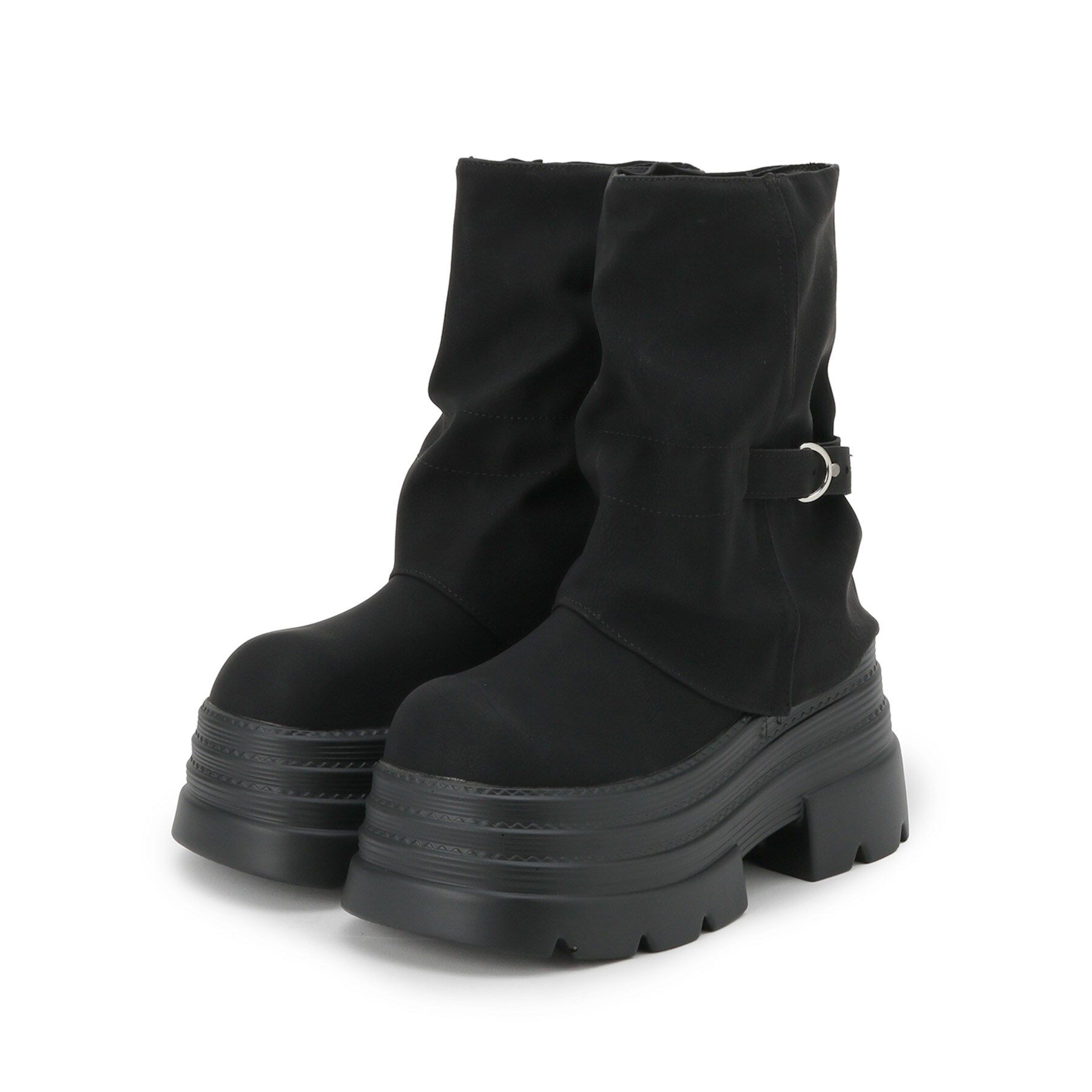 csT&P「厚底カバーブーツ」|ショートブーツ|