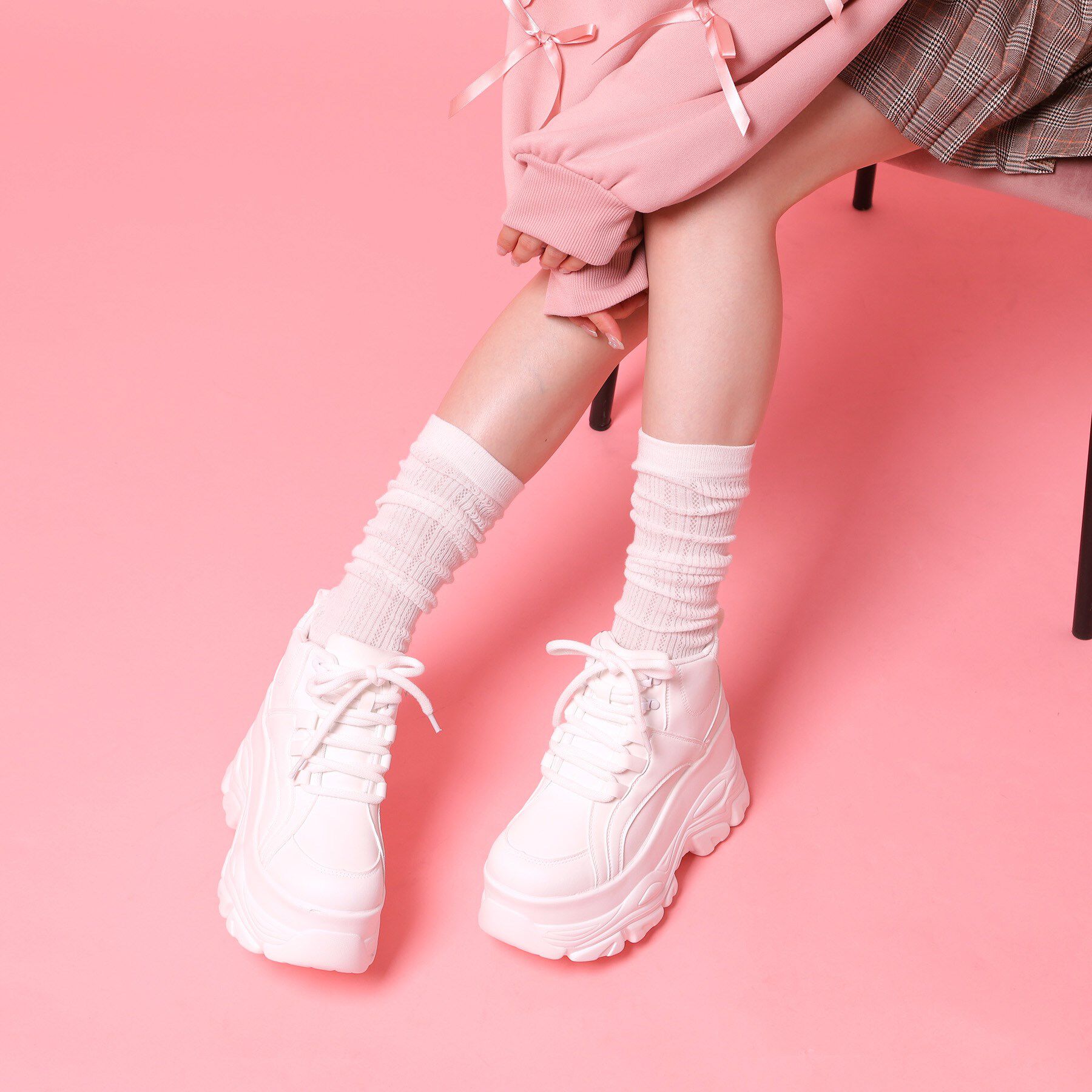 csT&P「ハイカット厚底スニーカー」|スニーカー|