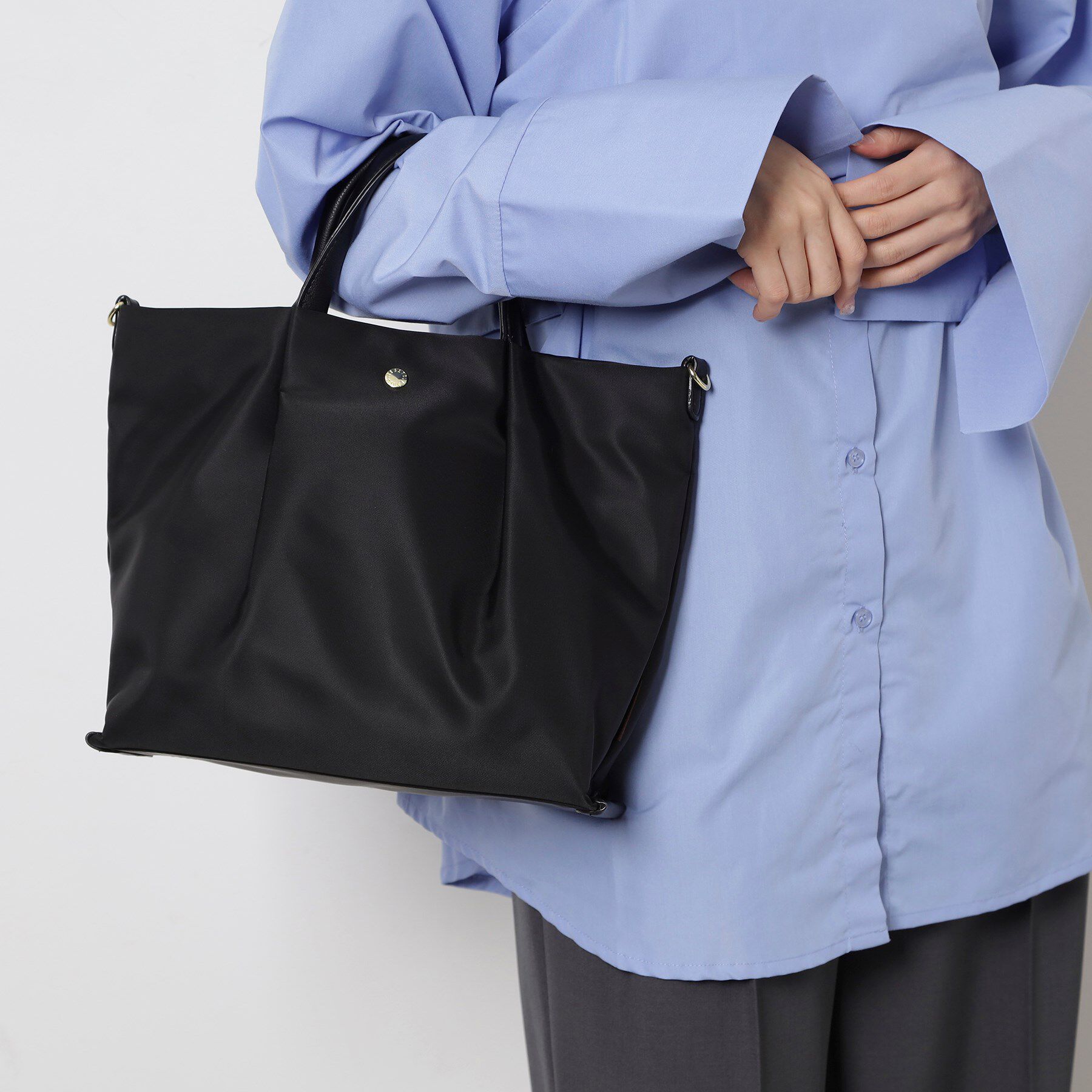 ESPERANZA「肩楽 2WAYショルダーギャザーバッグ」|ショルダー・メッセンジャー|