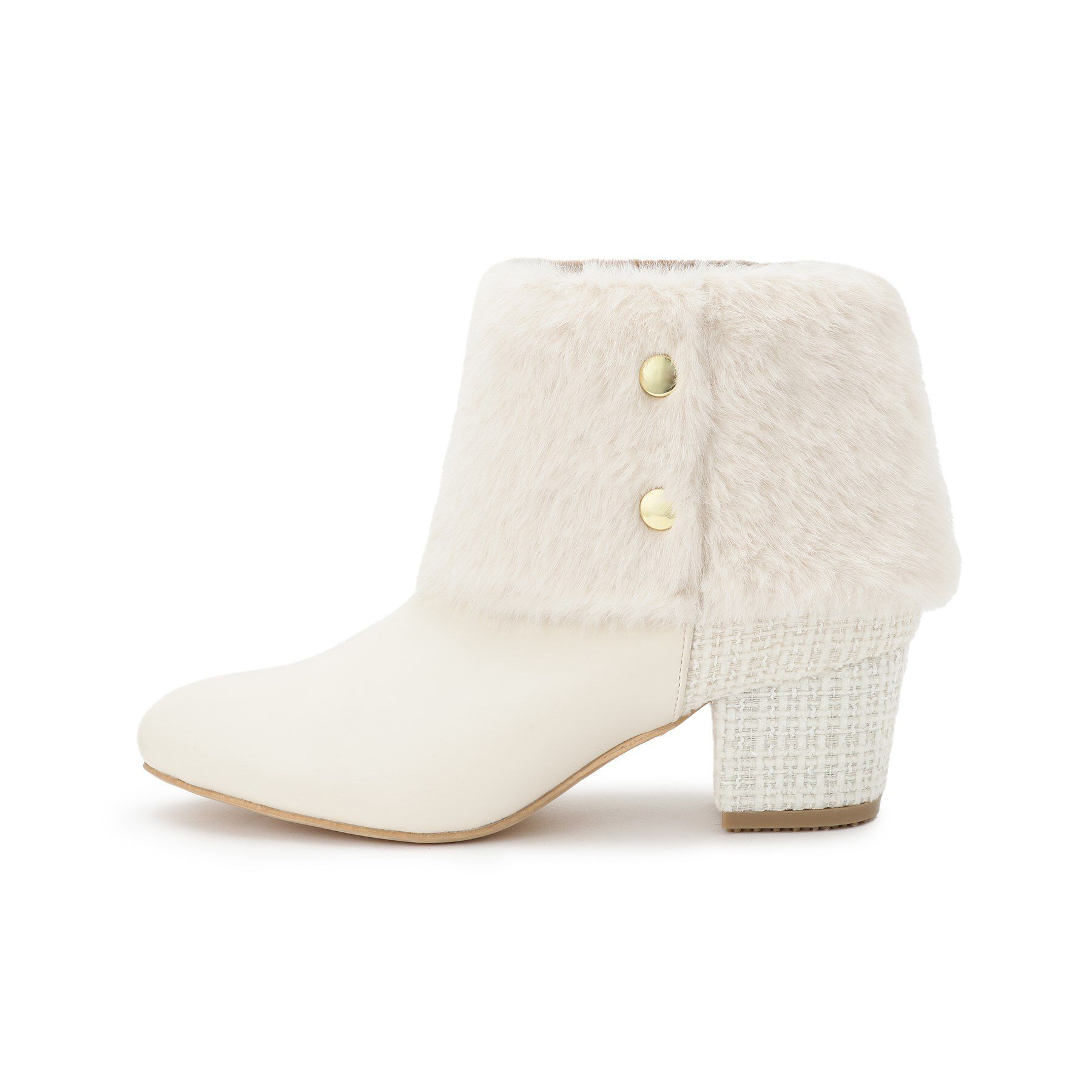 ESPERANZA「2WAYフェイクファー付きショートブーツ」|ショートブーツ|