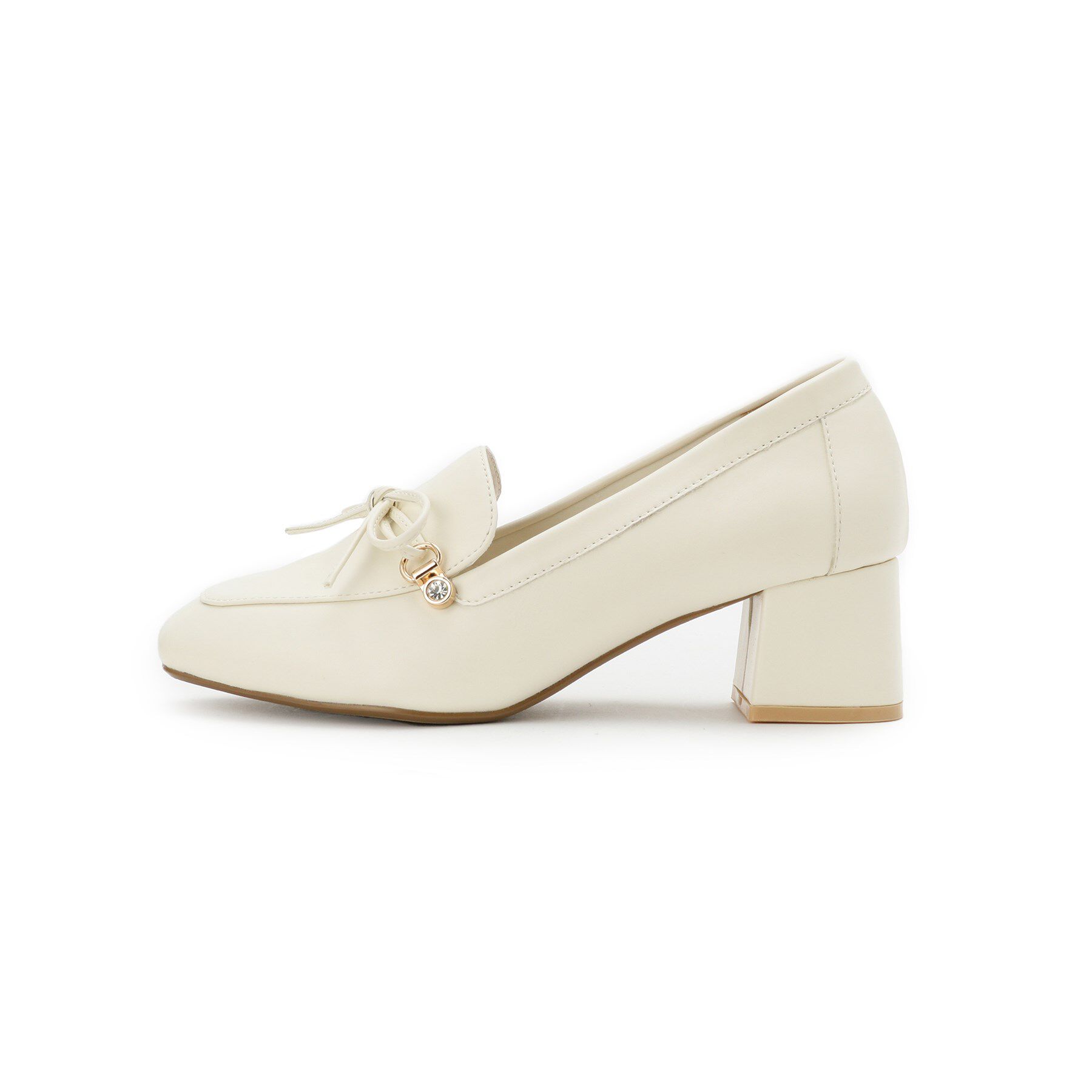 ESPERANZA「ビジュー付リボンローファー」|パンプス|