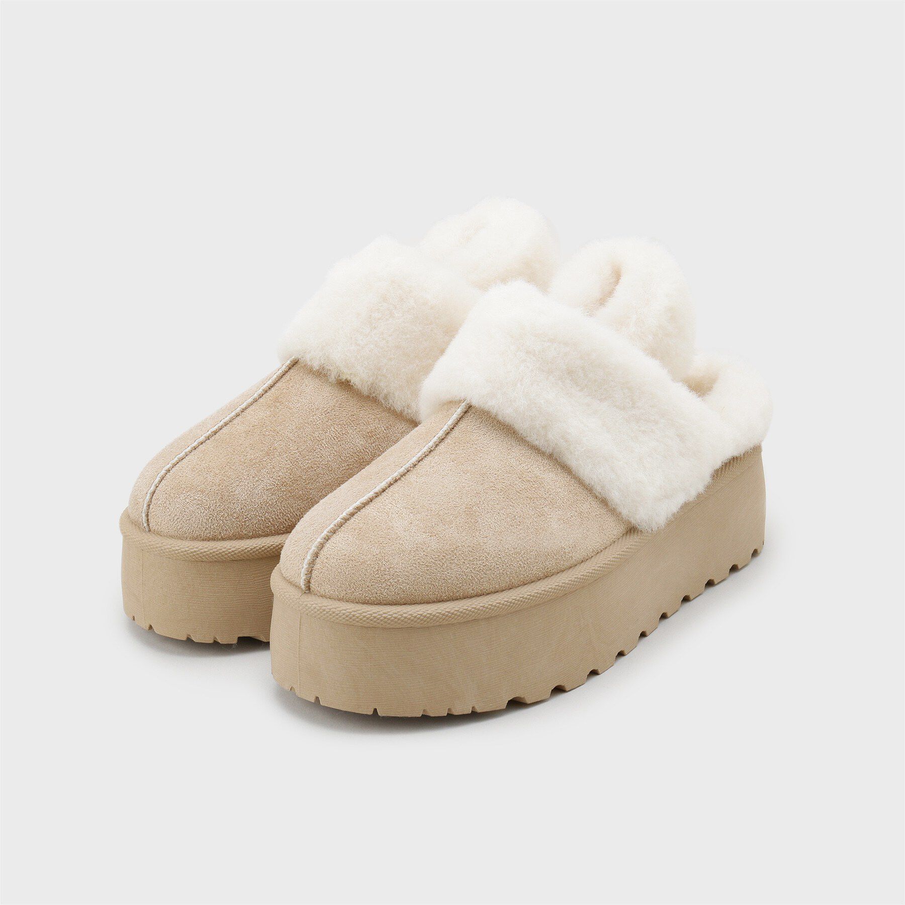 csT&P「フェイクムートンサボ　ベルト取り外し可」|サンダル|