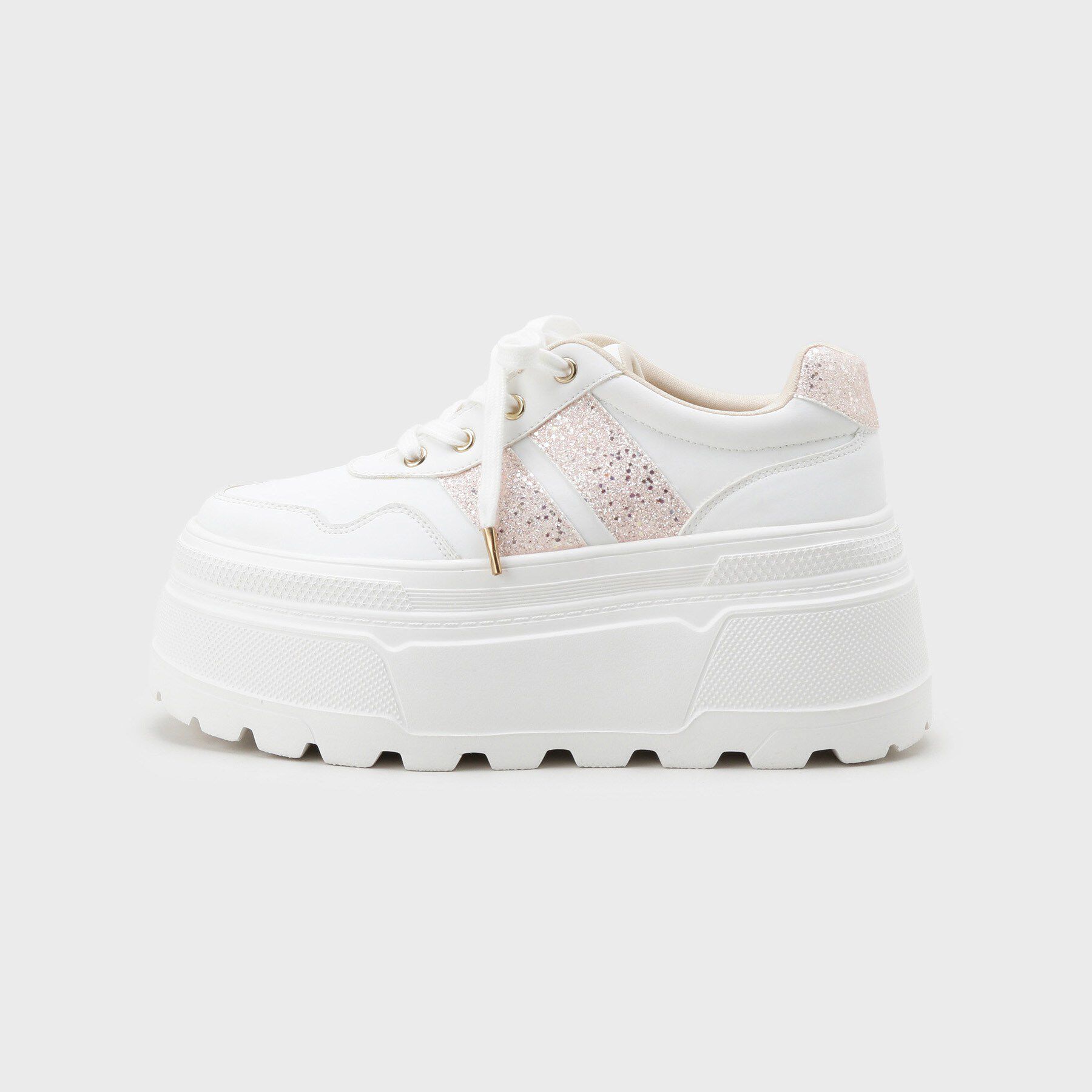 ESPERANZA「ラメライン厚底スニーカー」|スニーカー|