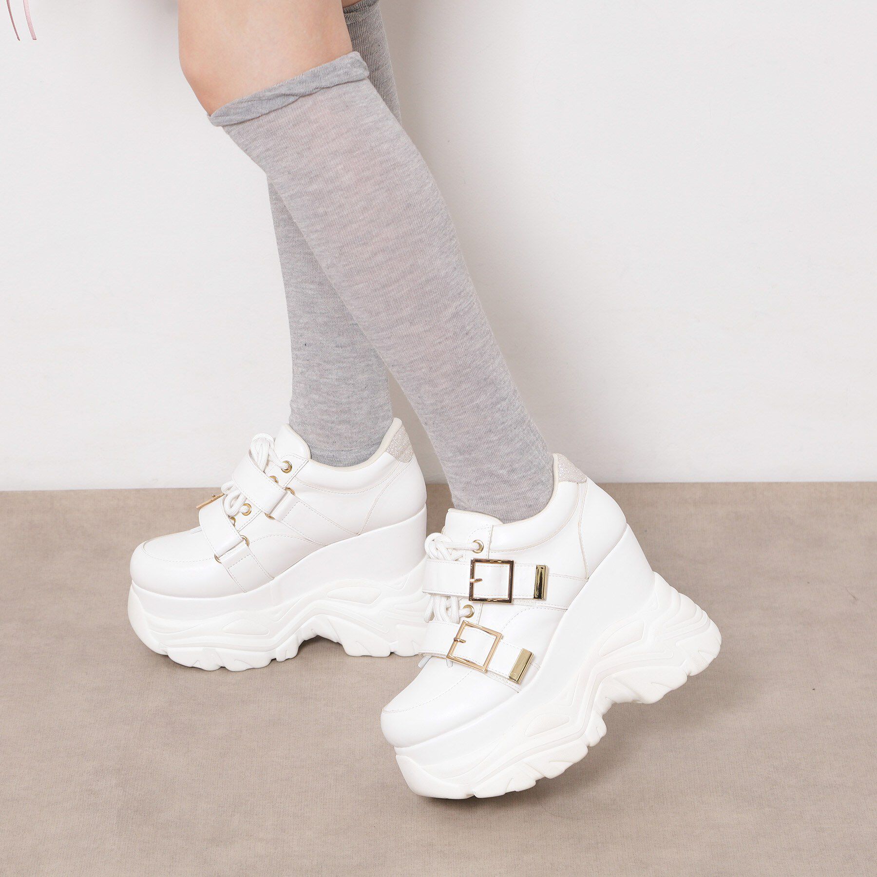 ESPERANZA「ベルテッド厚底スニーカー」|スニーカー|