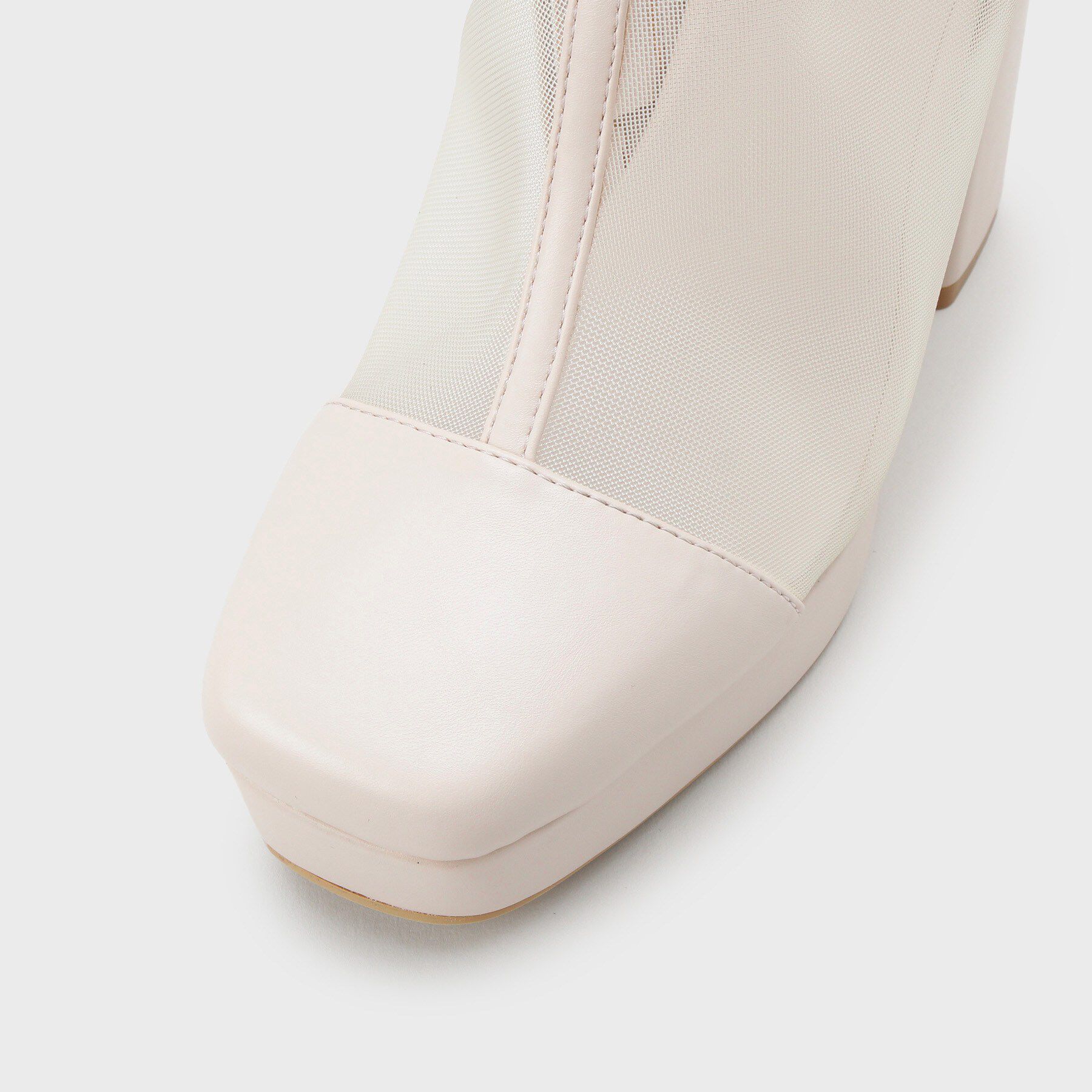 ESPERANZA「チュールスクエアブーツ」|ショートブーツ|