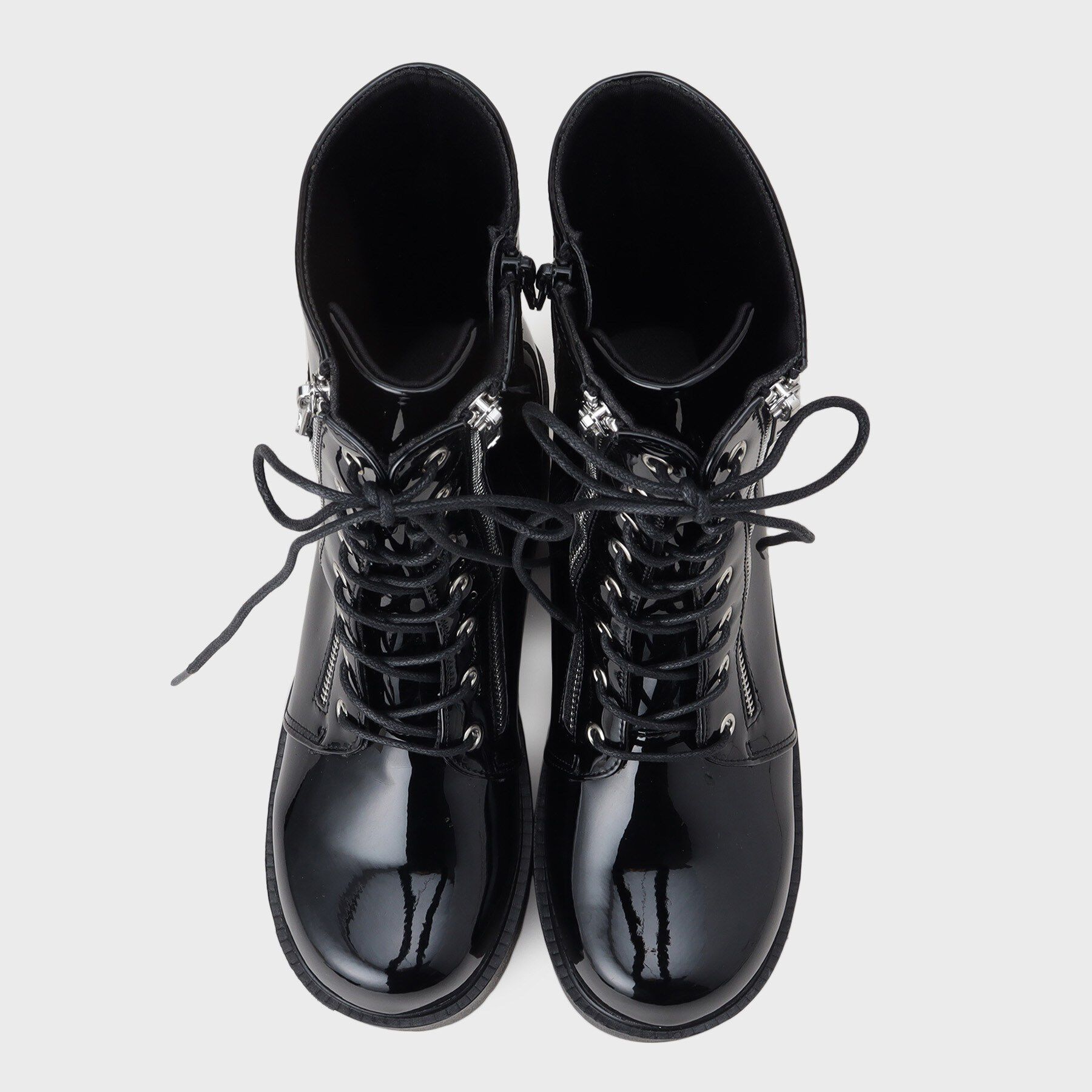 csT&P「厚底サイドジップミドル丈ブーツ」|ショートブーツ|