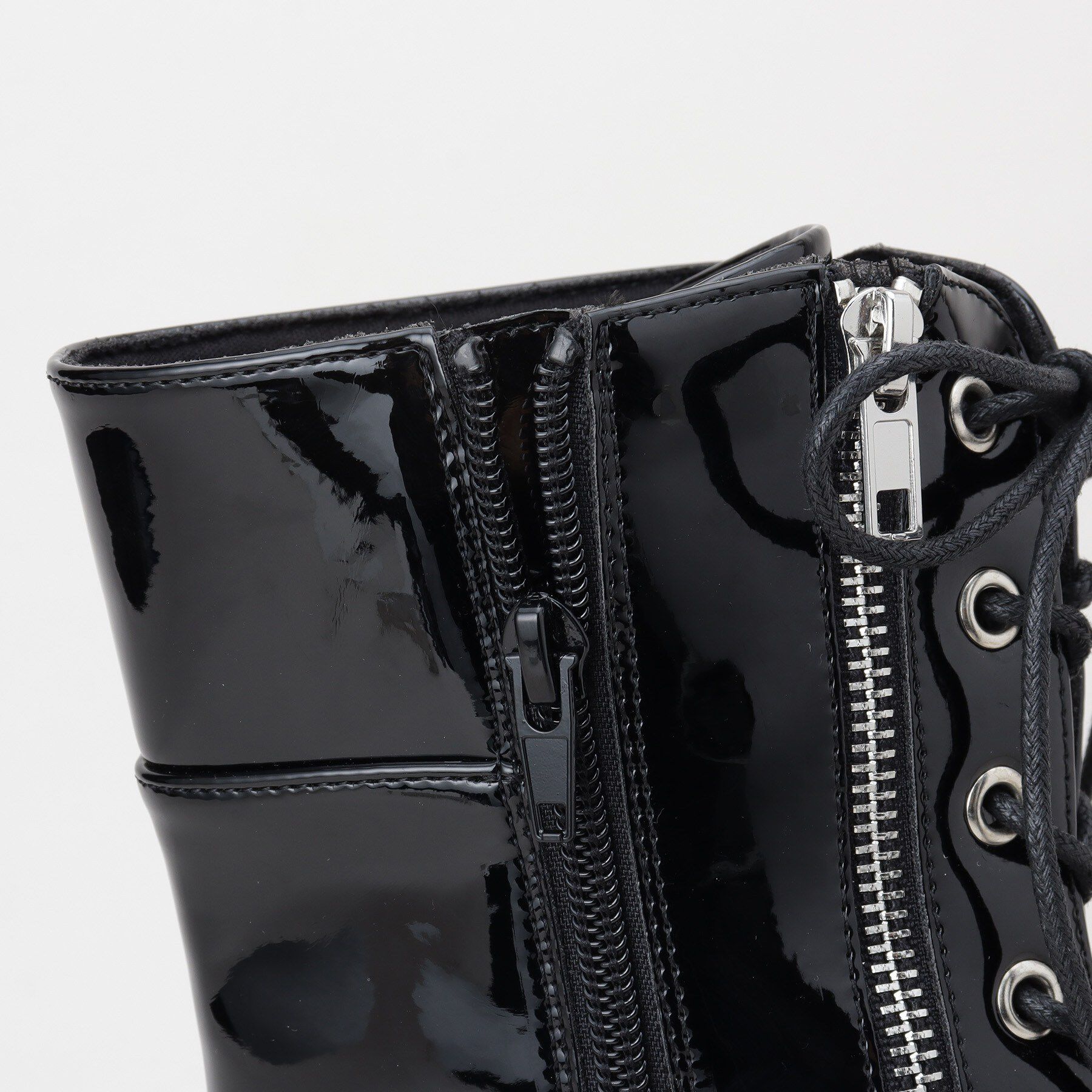 csT&P「厚底サイドジップミドル丈ブーツ」|ショートブーツ|