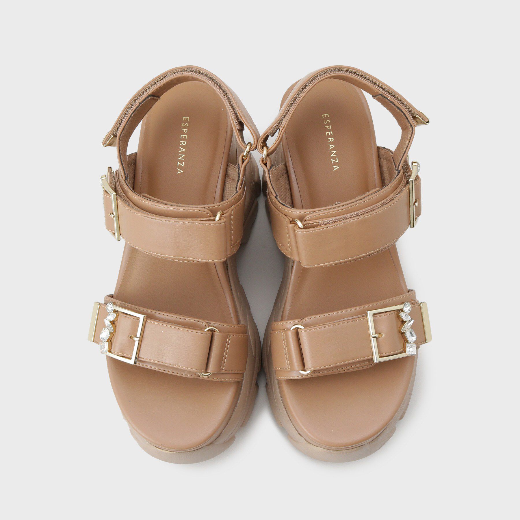 ESPERANZA「ビジューベルトスニーカーソールスポサン」|サンダル|