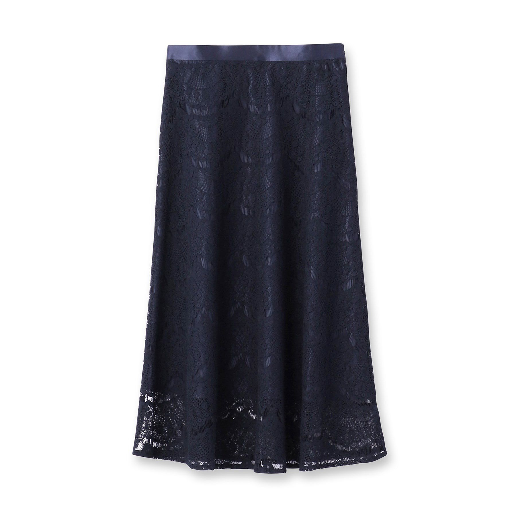 SunaUna「【フェミニン】レースフレアスカート」|スカート|