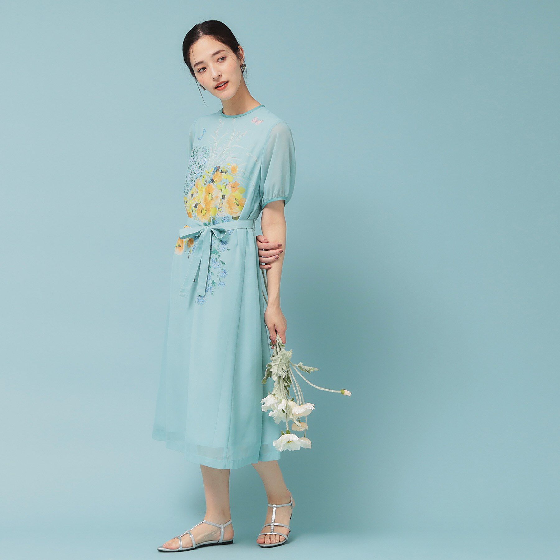 SunaUna「【co creation and yours／SS～L】パネル柄ワンピース」|ワンピース|