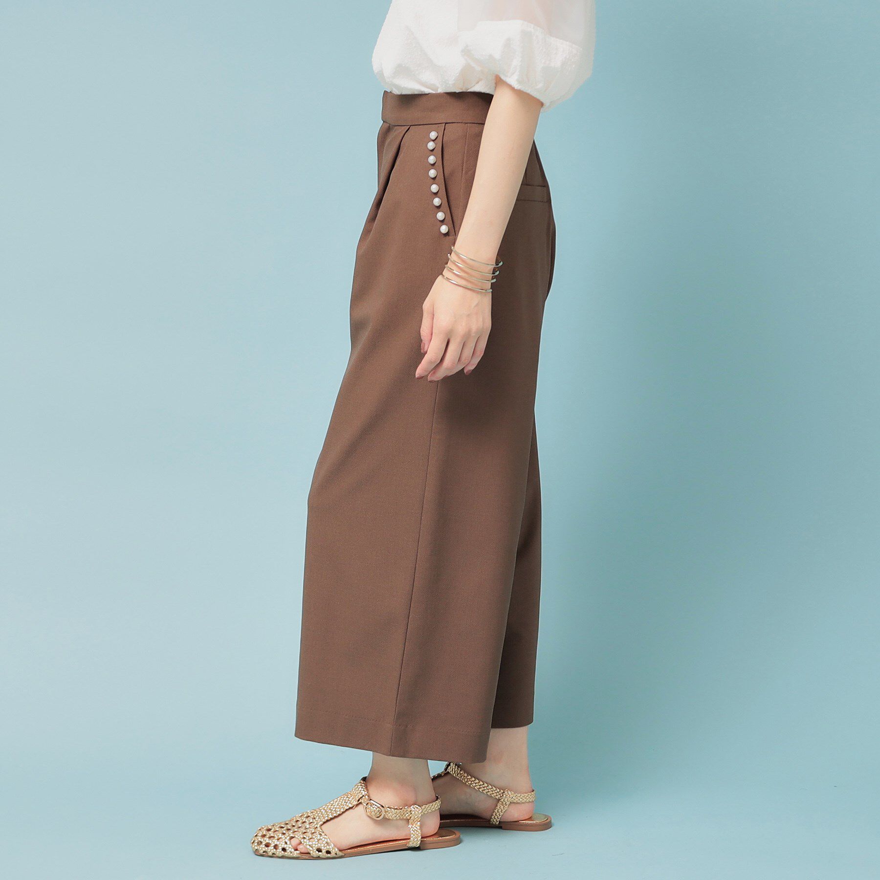 SunaUna「【ウエストゴム】ガウチョパンツ」|その他|