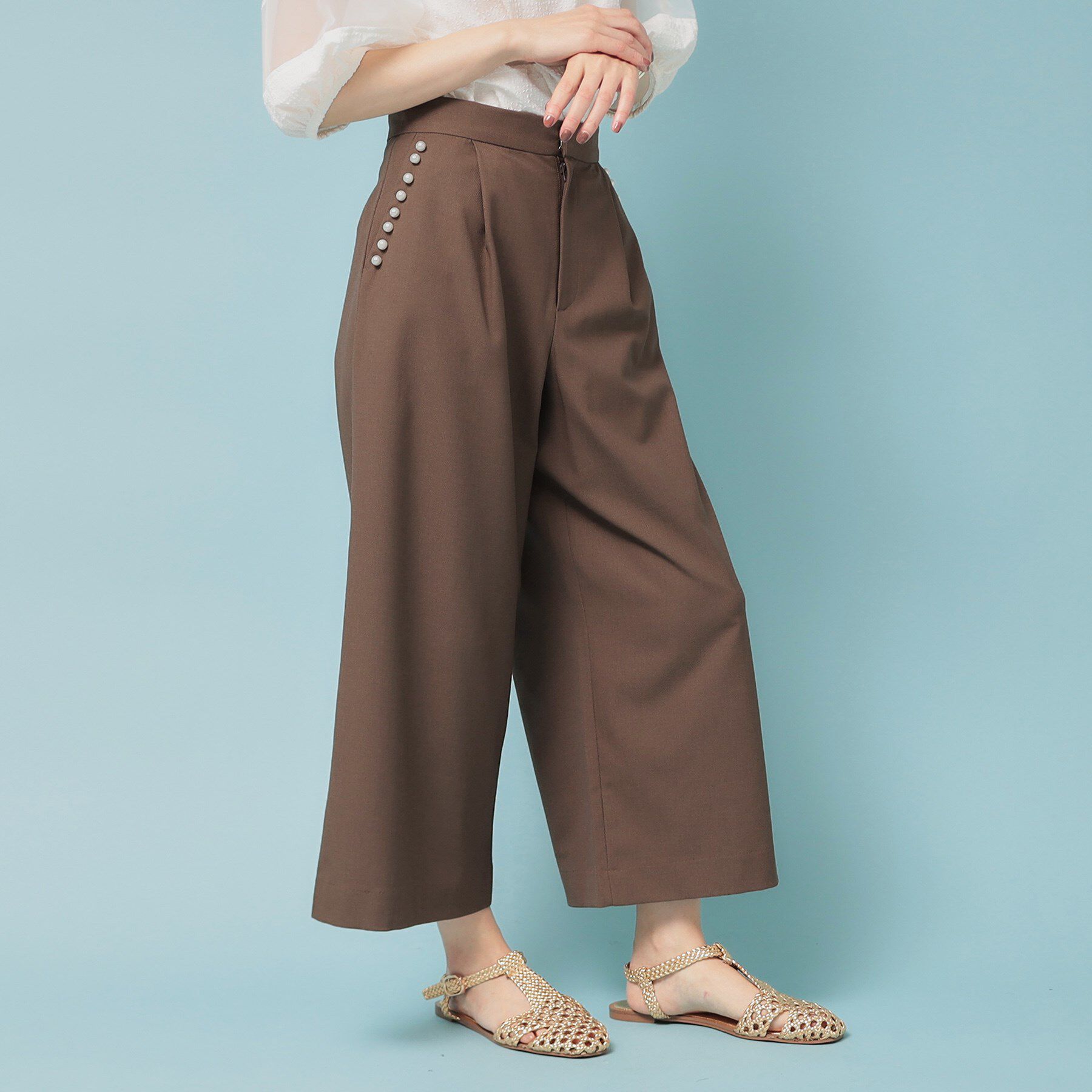 SunaUna「【ウエストゴム】ガウチョパンツ」|その他|