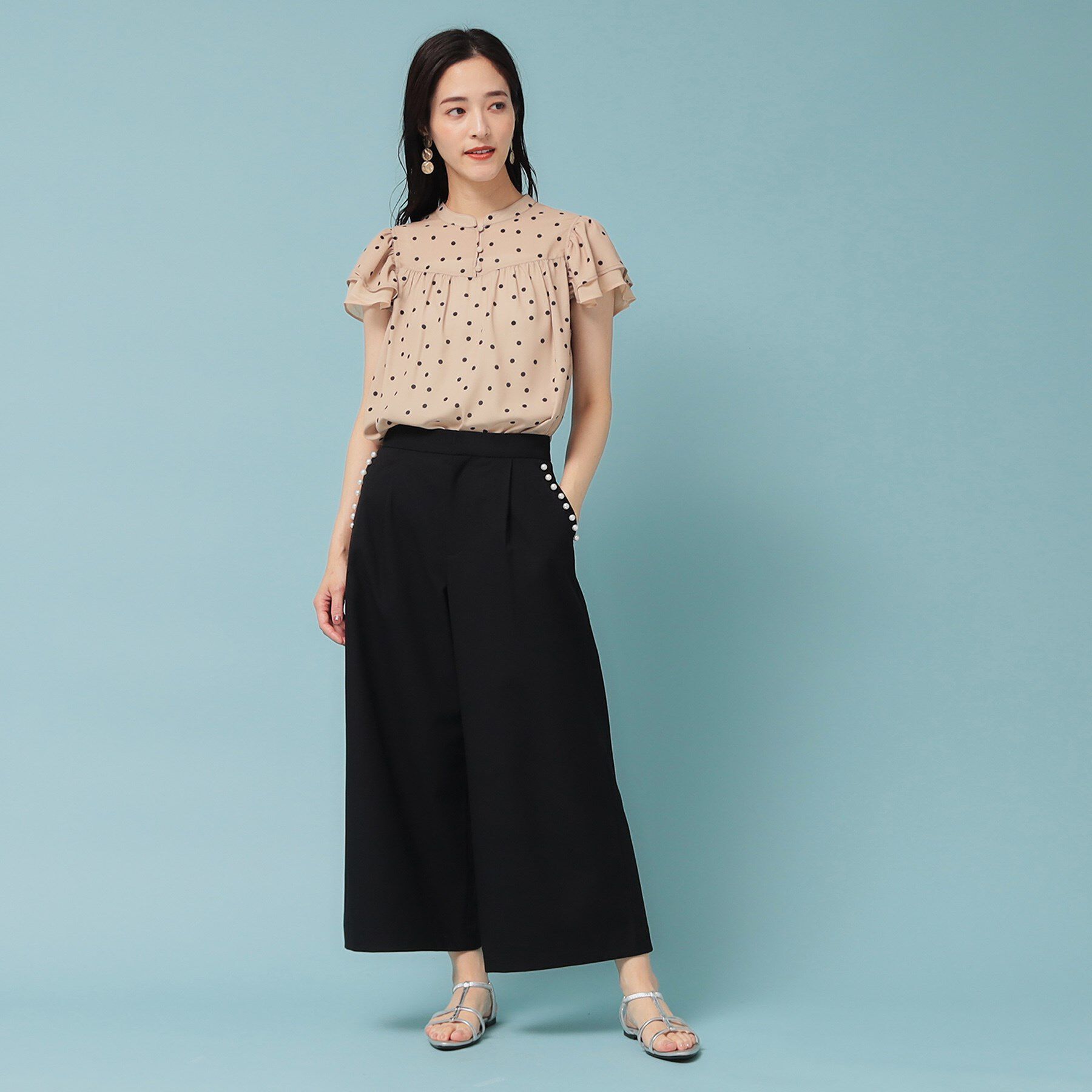 SunaUna「【ウエストゴム】ガウチョパンツ」|その他|