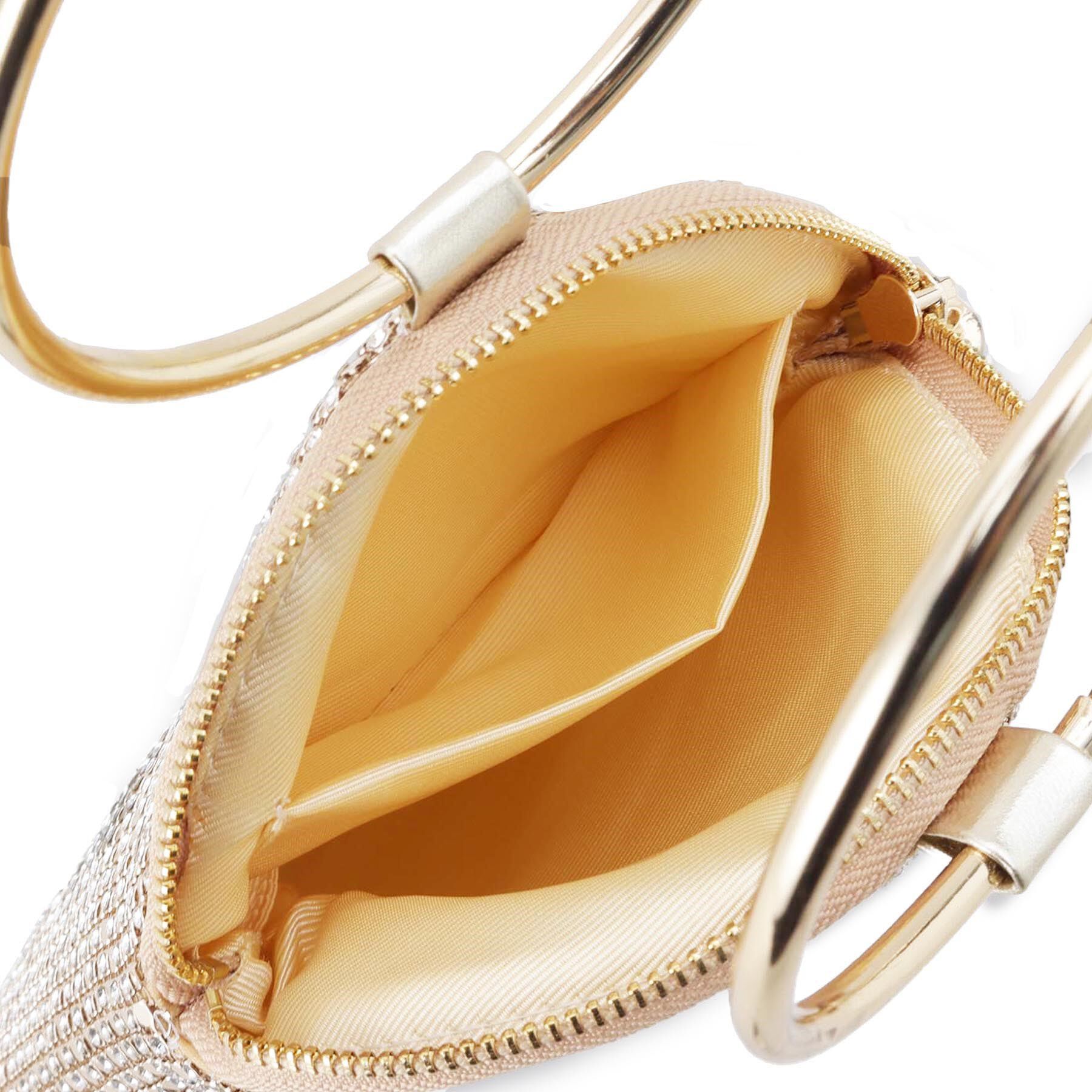 SunaUna「【丸ハンドル】メタルメッシュプチバッグ」|ハンドバッグ|