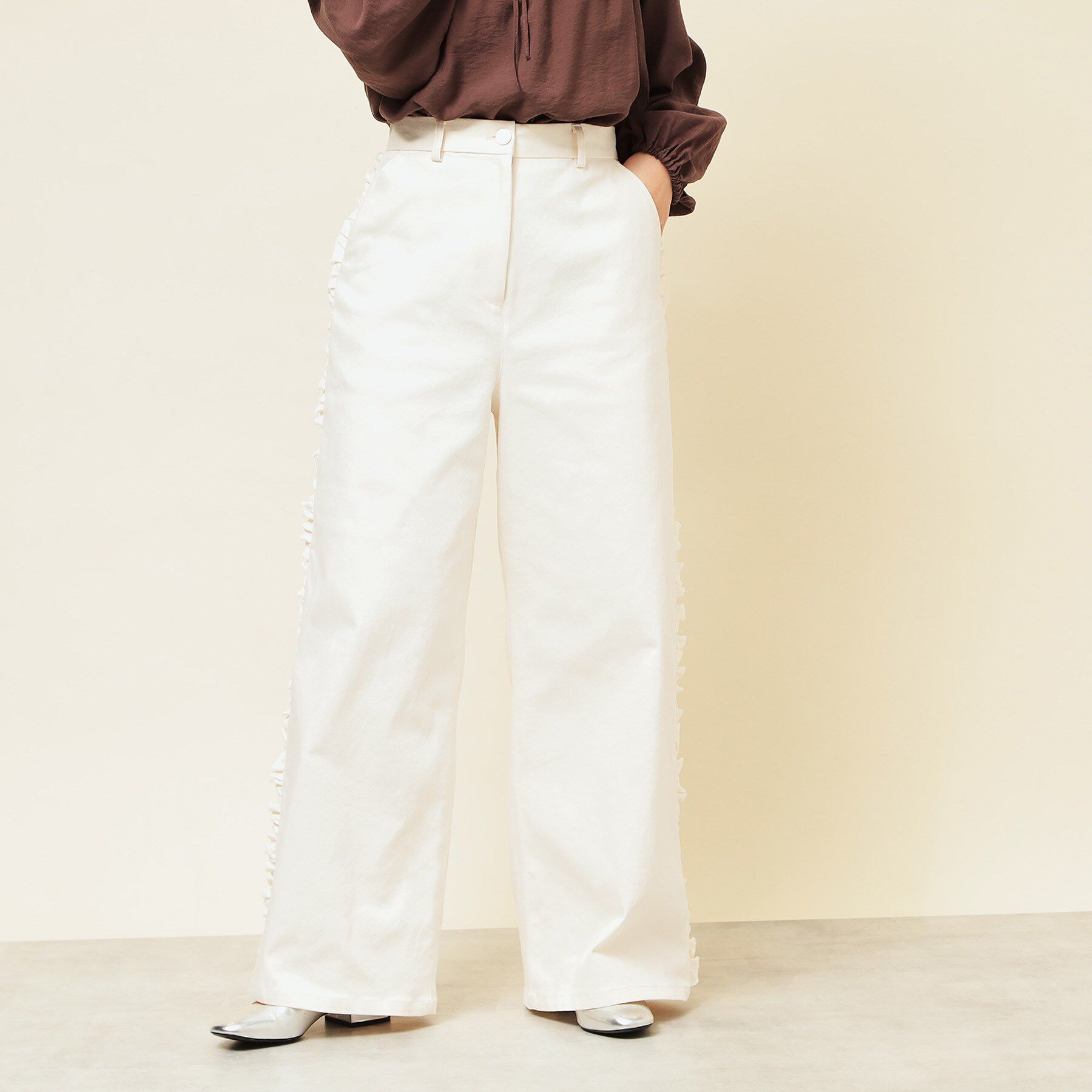 SunaUna「【COLLECTION LINE】フリルデニム」|その他|