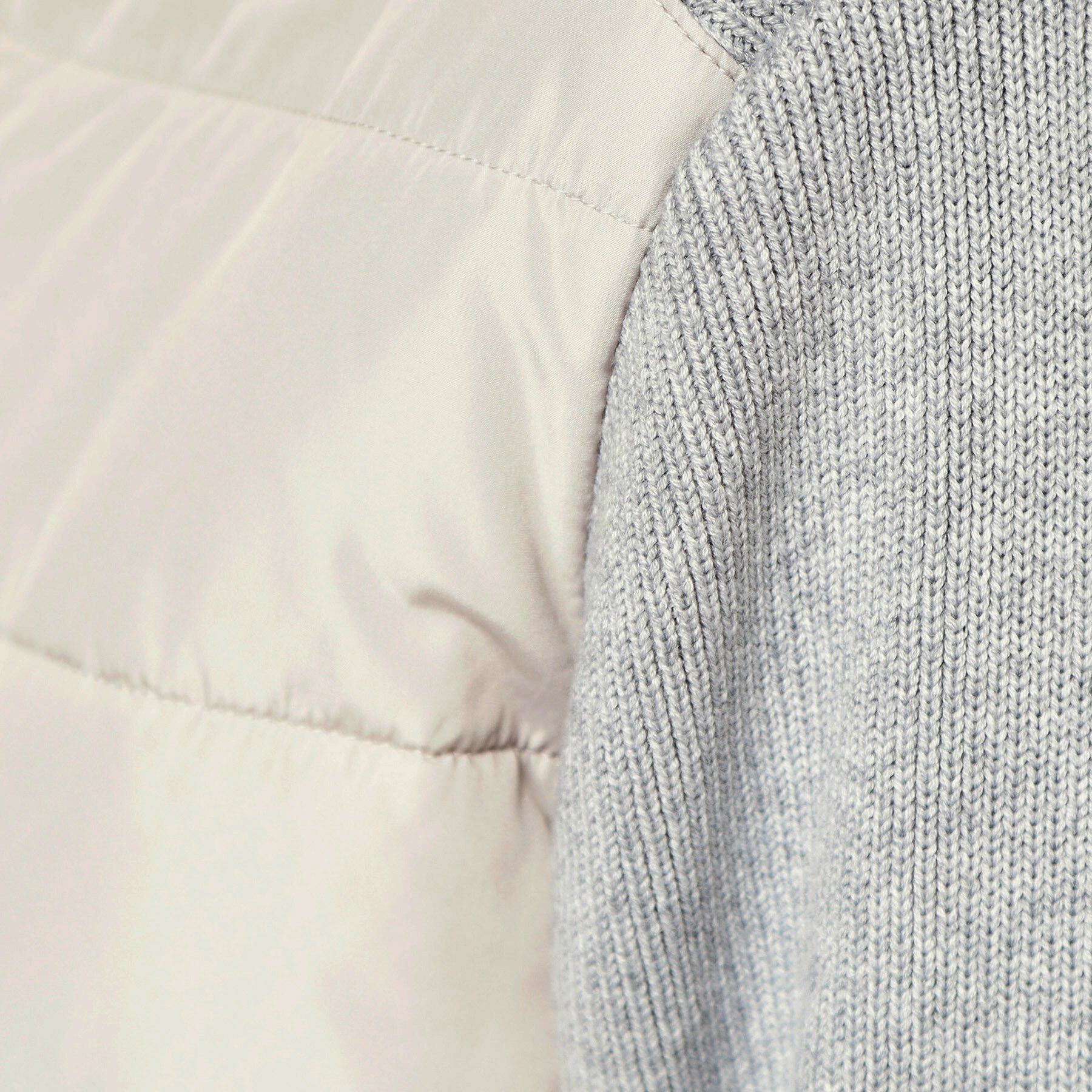 SunaUna「【中綿／キルト】ノーカラーブルゾン」|ノーカラージャケット|