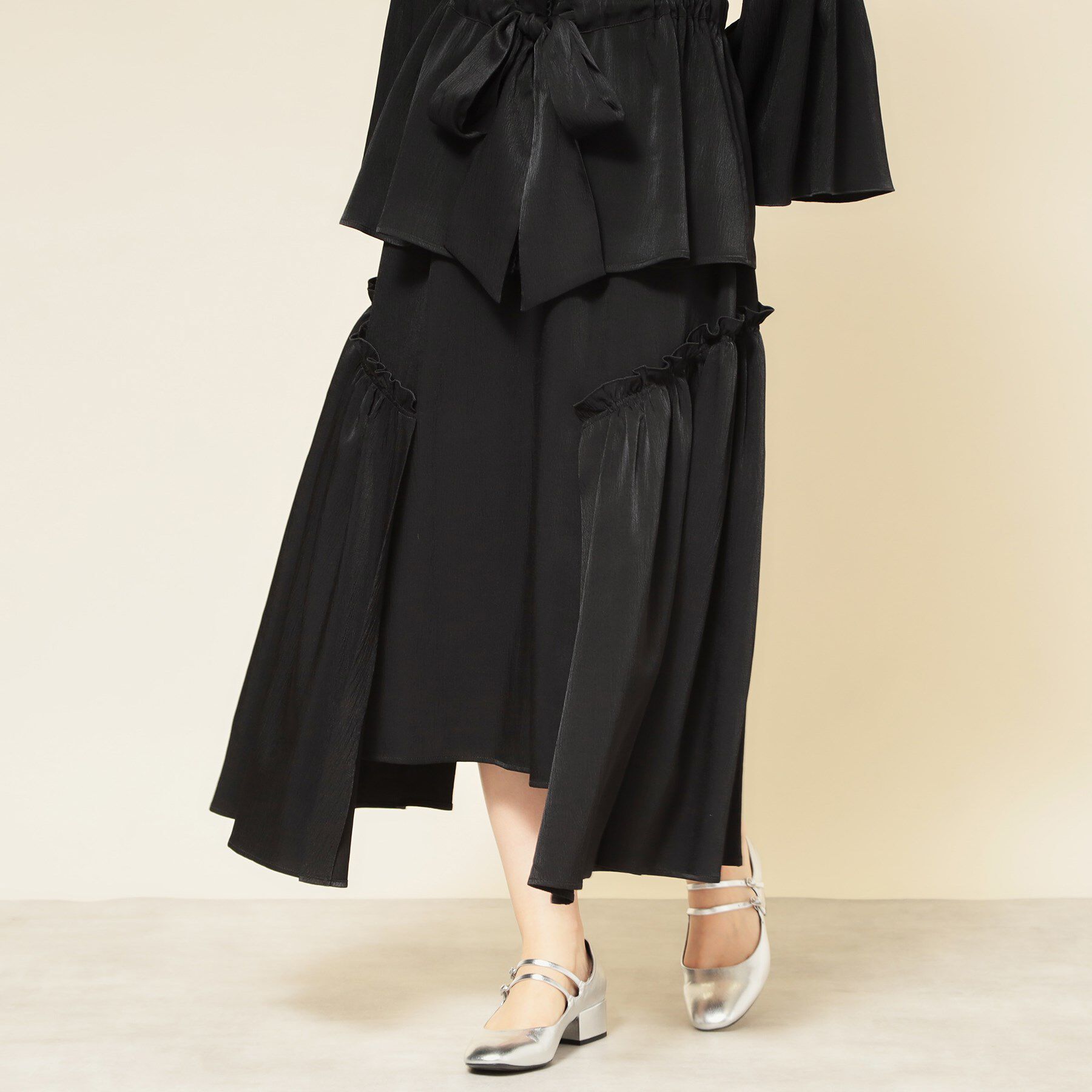 SunaUna「【COLLECTION LINE】アシメフレアスカート」|スカート|