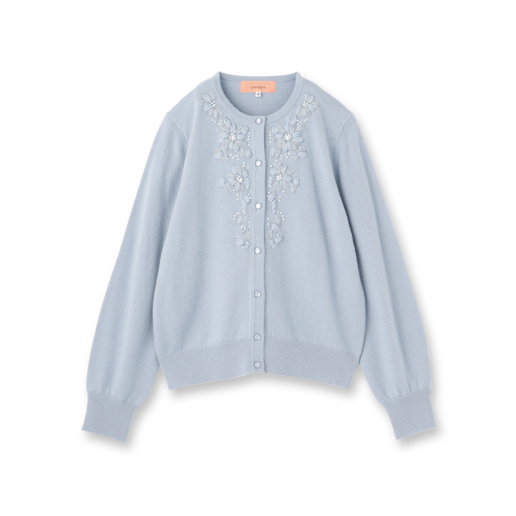 SunaUna「【刺繍】クラフトカーディガン」|カーディガン|