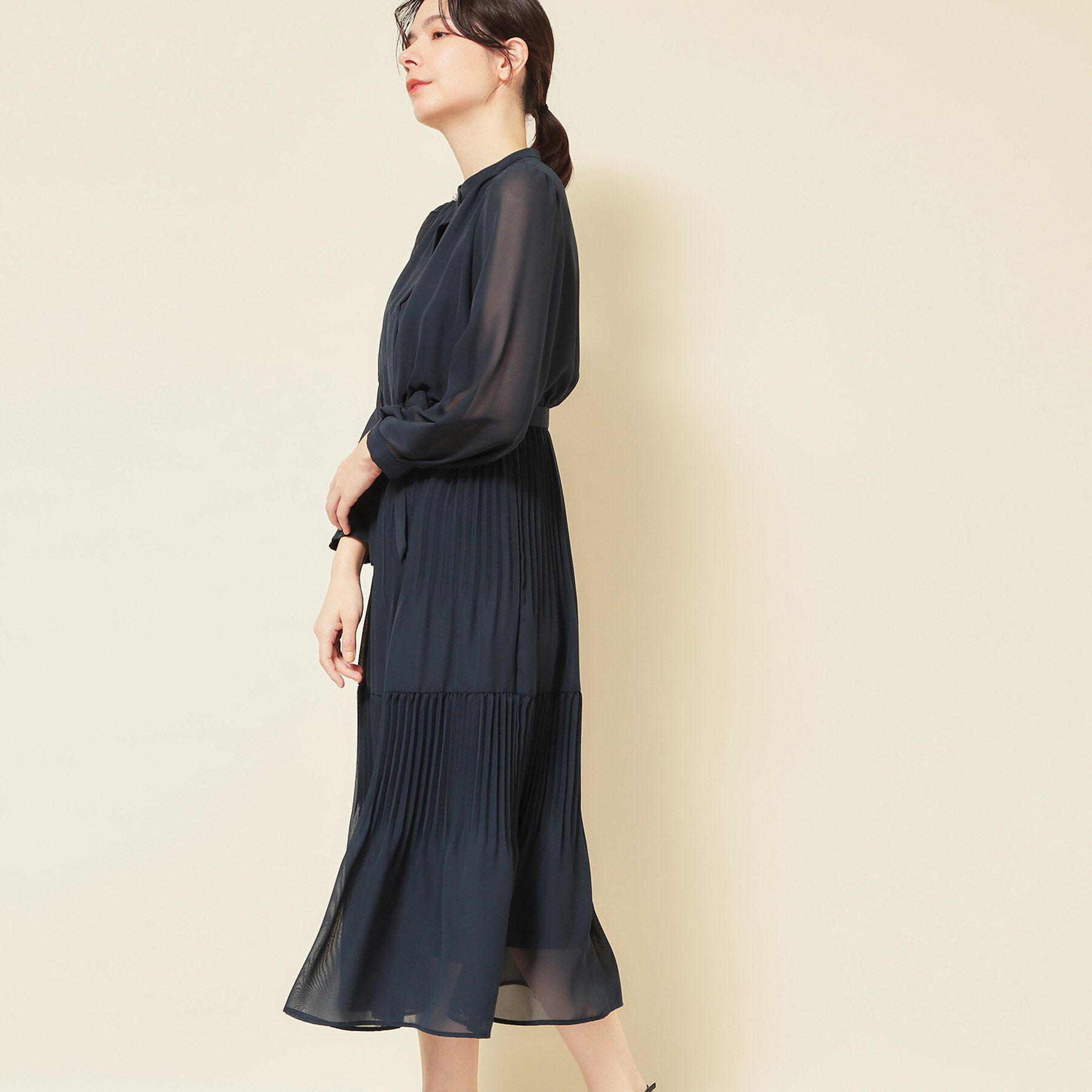 SunaUna「【S～Lサイズ／セレモニーにも】プリーツワンピース」|ワンピース|