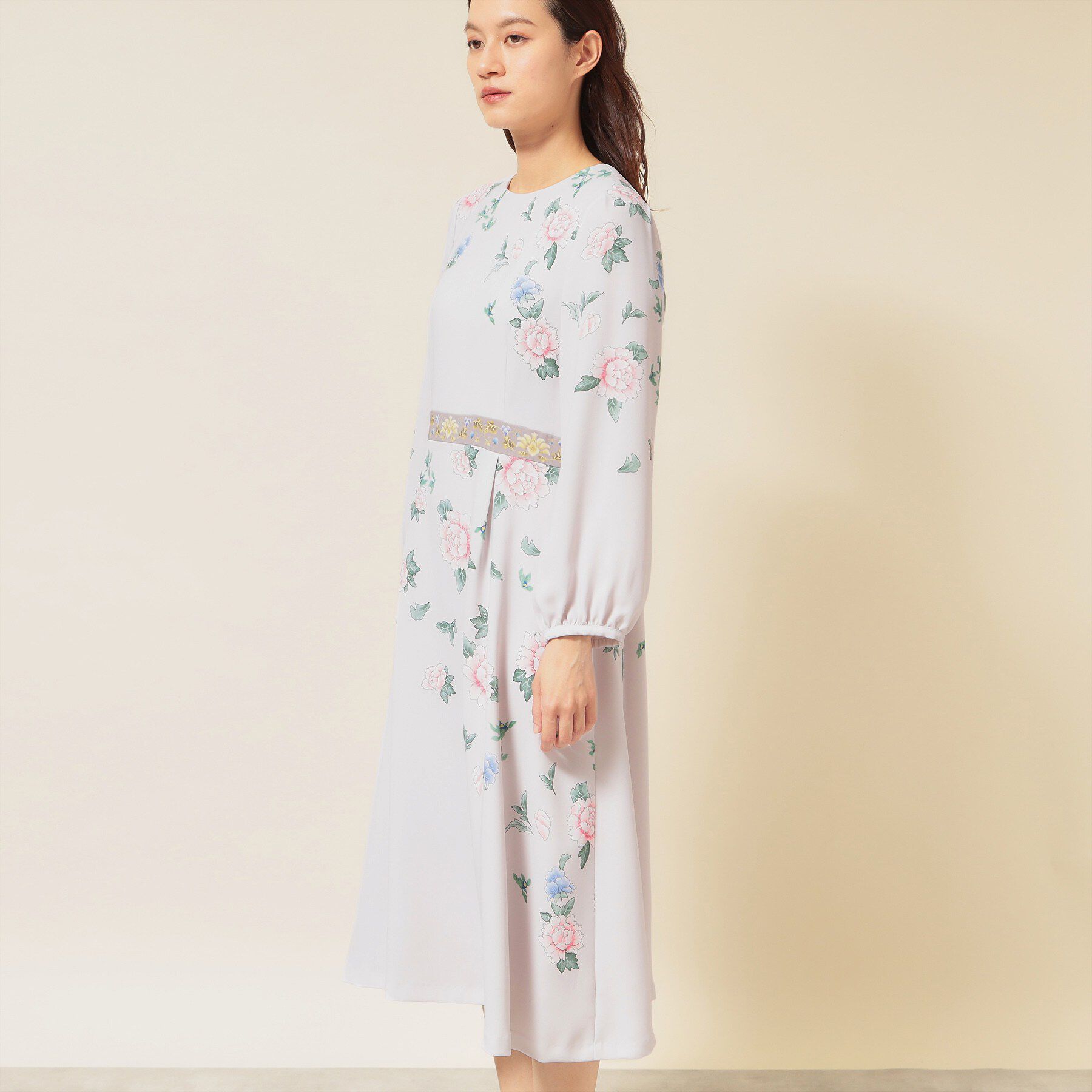 SunaUna「【co creation and yours／SS～L】オリエンタルプリントワンピース」|ワンピース|