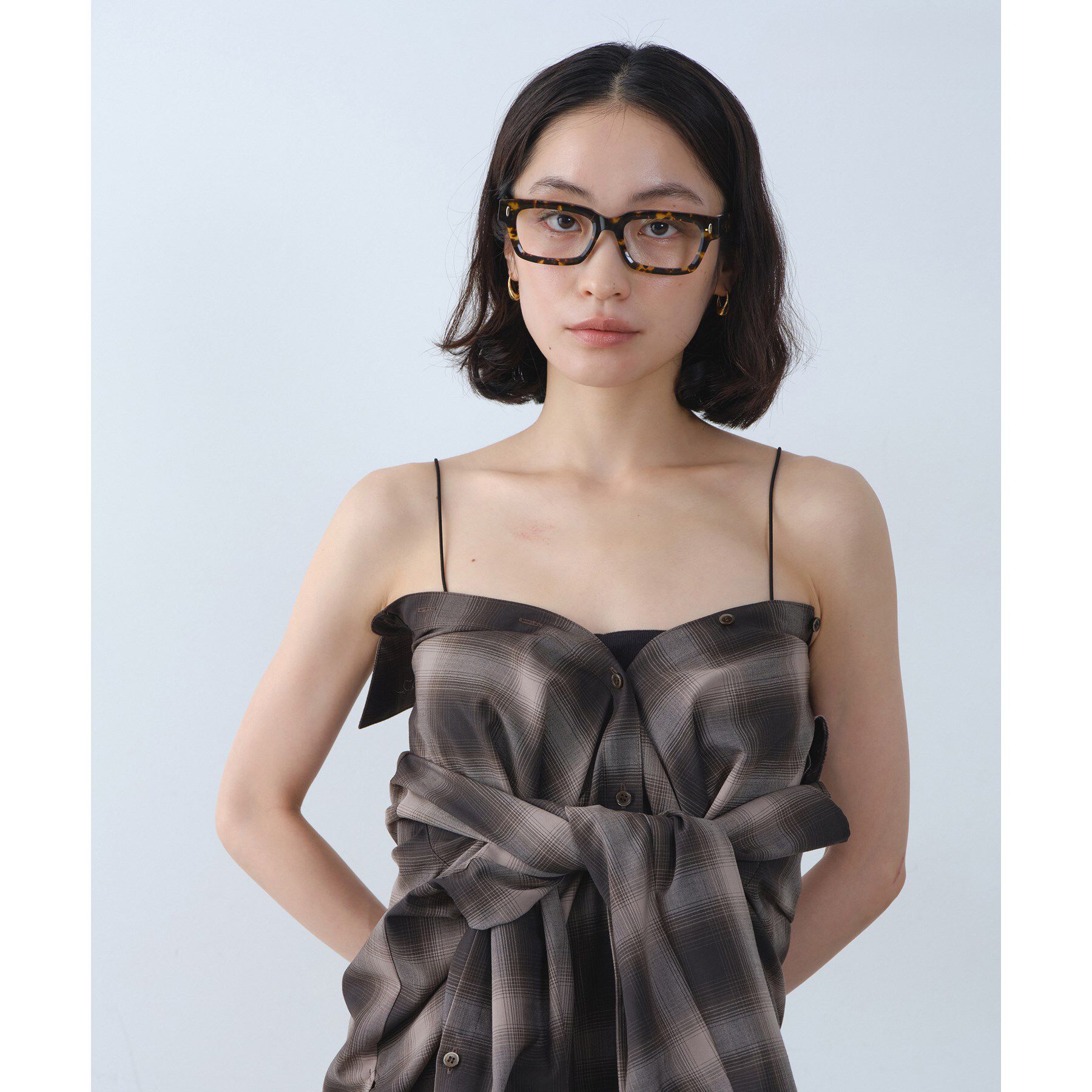CODE A「heyep｜Chunky Square Eyewear」|メガネ|