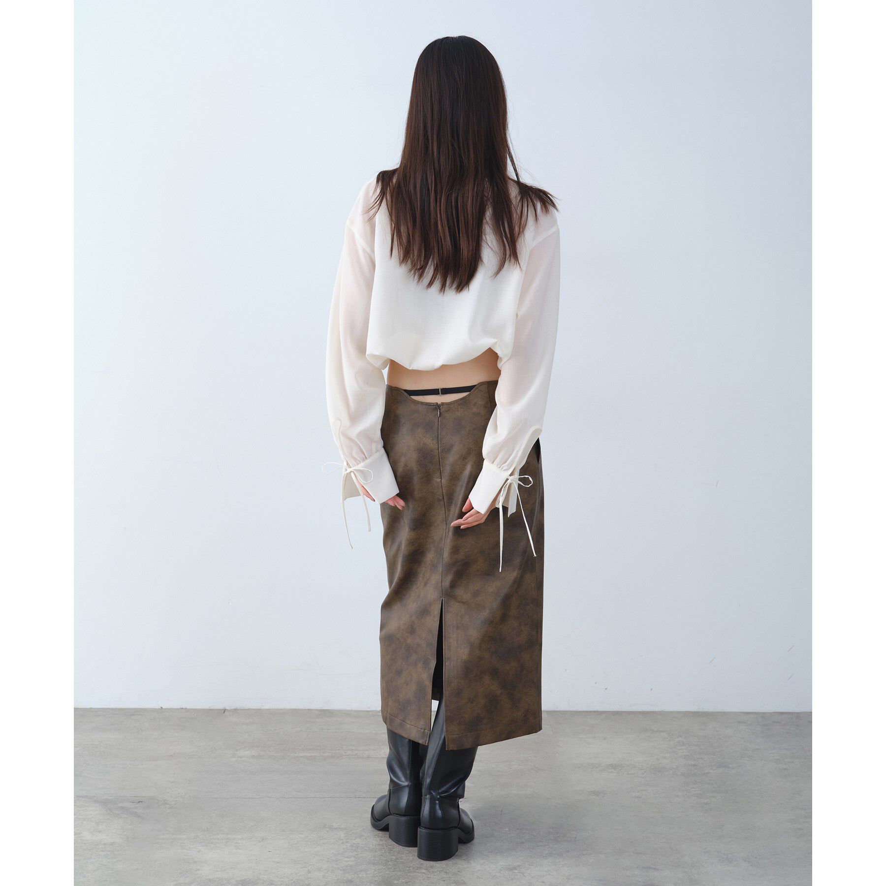 CODE A「garin sleek skirt」|スカート|