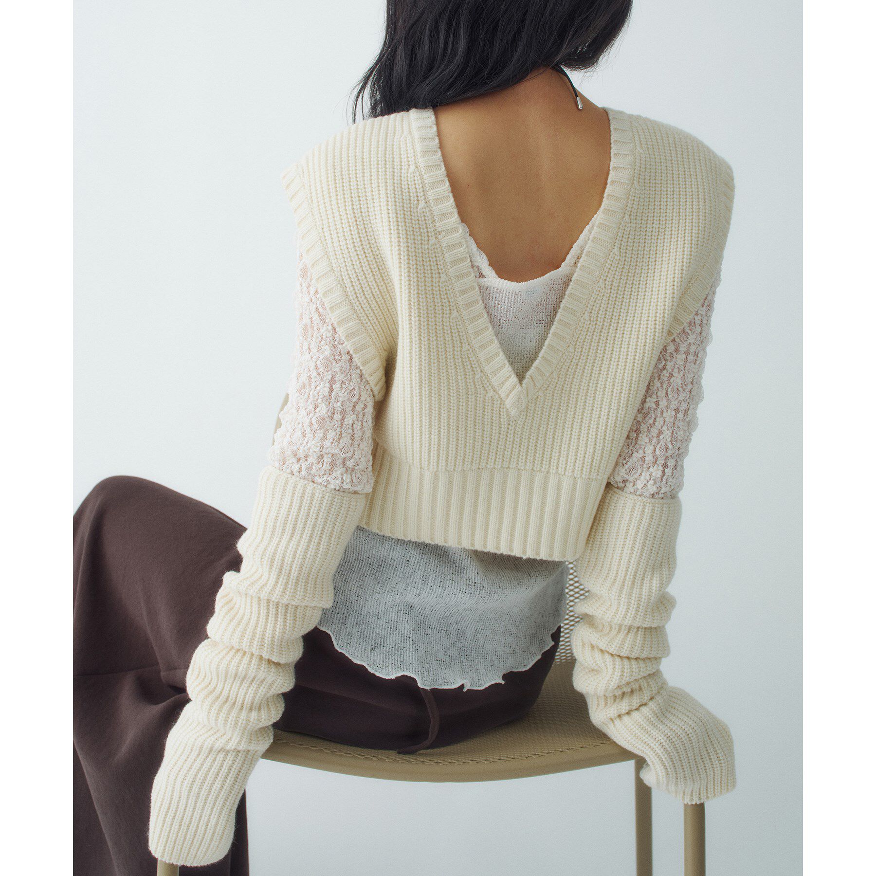 CODE A「dual form vest knit」|ニット・セーター|
