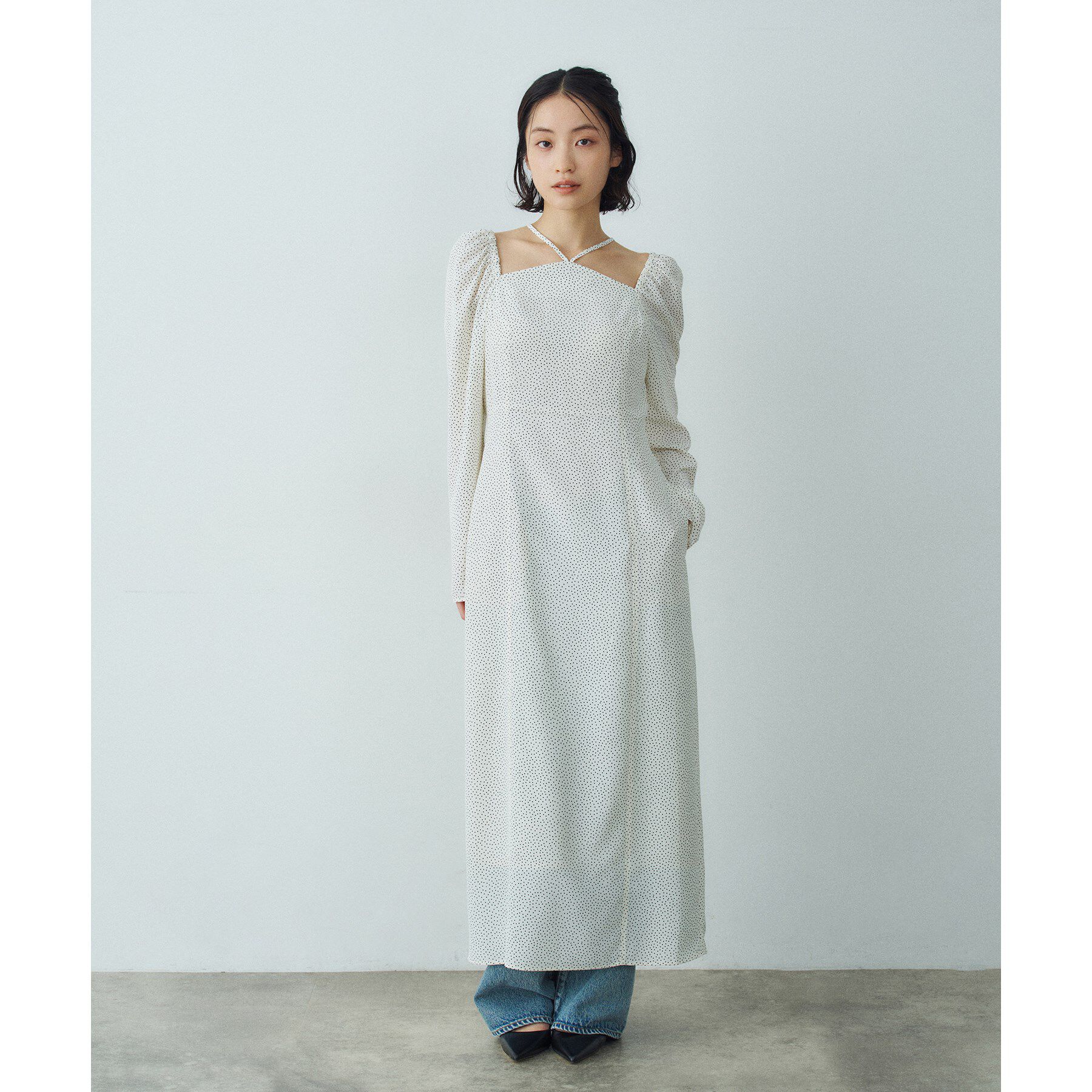 CODE A「femi dot dress」|ワンピース|